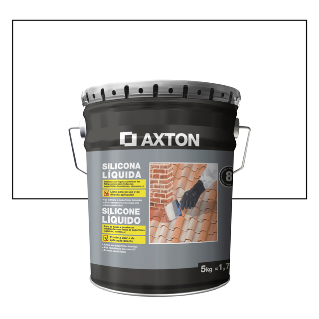 Silicone líquido AXTON 5KG BRANCO