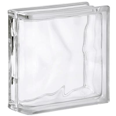 Pared de división de ladrillo de vidrio con bloques de vidrio, pared de  vidrio impermeable para ducha de baño, decoración de interiores (color  azul