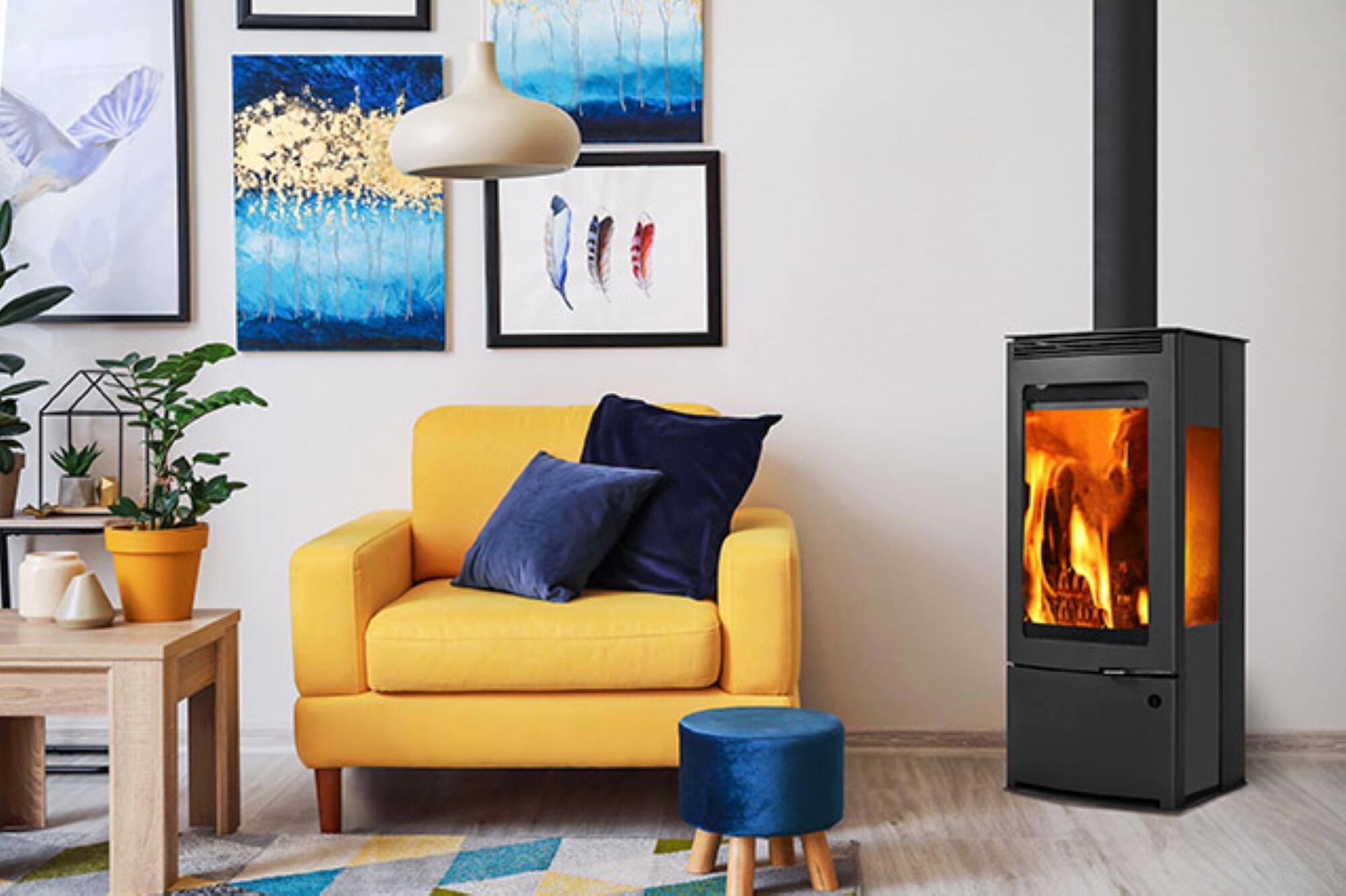 Estufa de leña supra talma 9.1kw