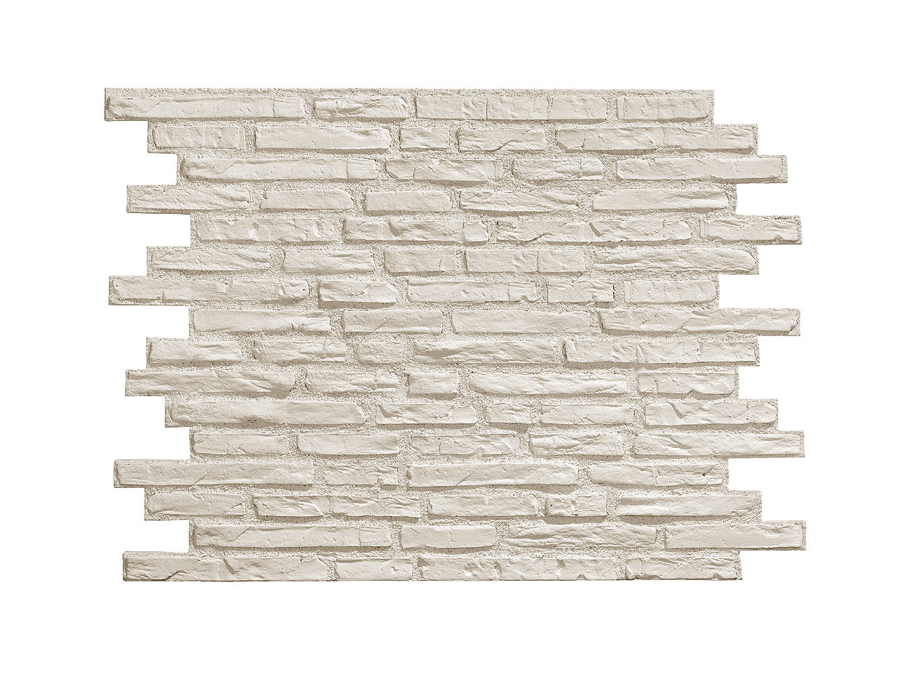 Painel decorativo imitação tijolo VIEJO BRANCO 118X93CM - 4