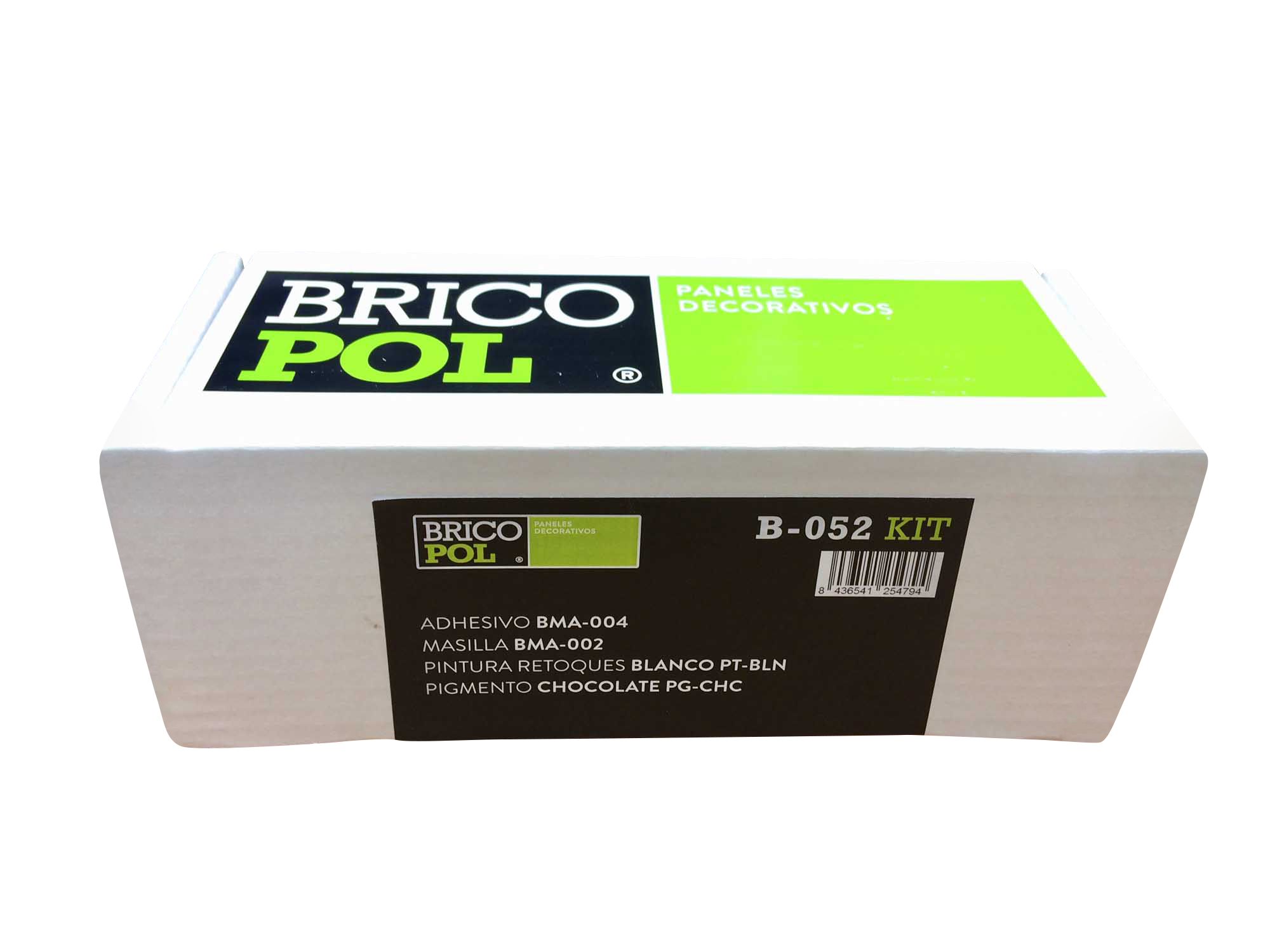 Kit montaje panel decorativo bricopol laja fina blanco