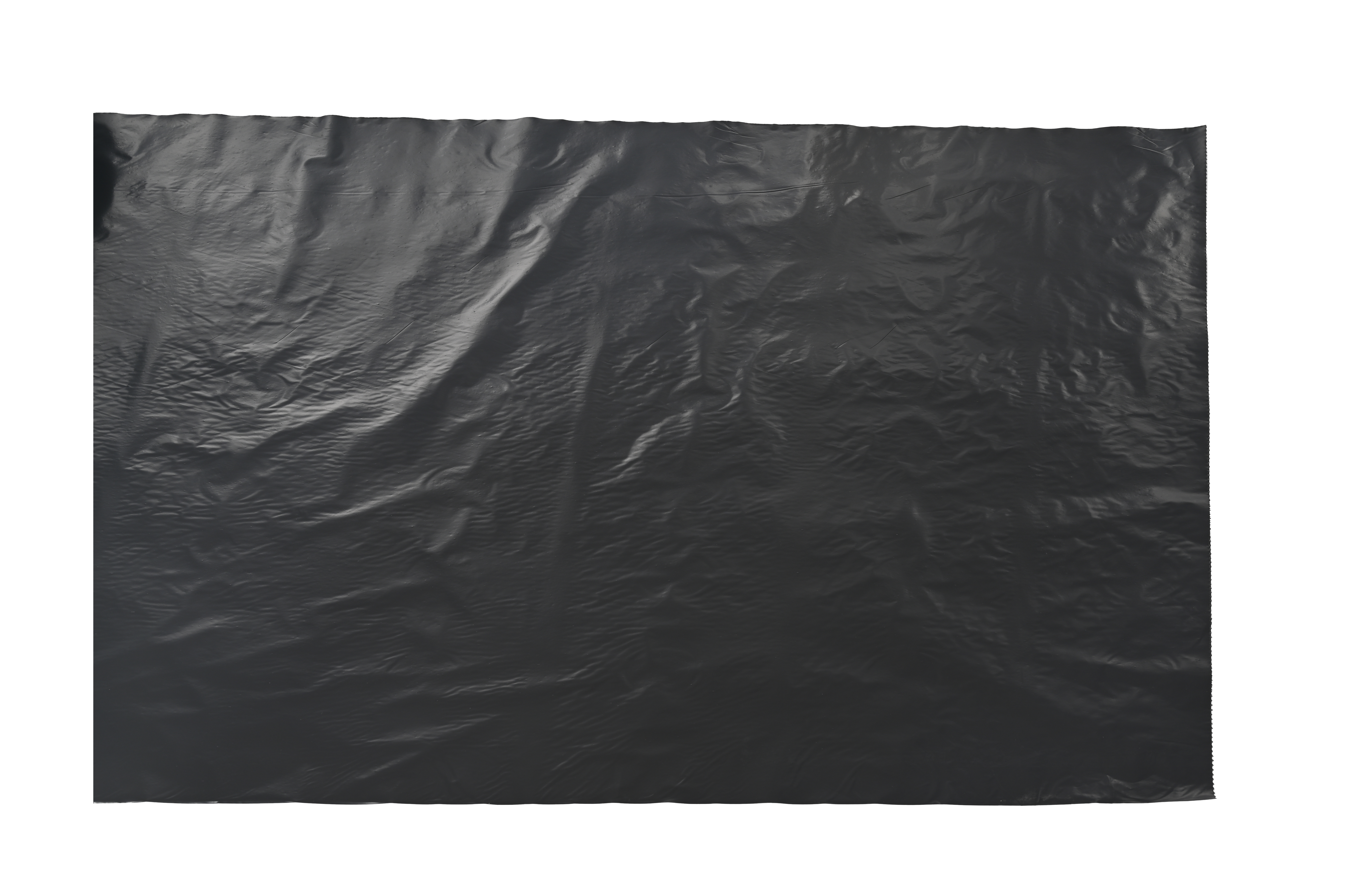 Rollo plástico reciclado negro 4x50m. gramaje=0,1 g/m²