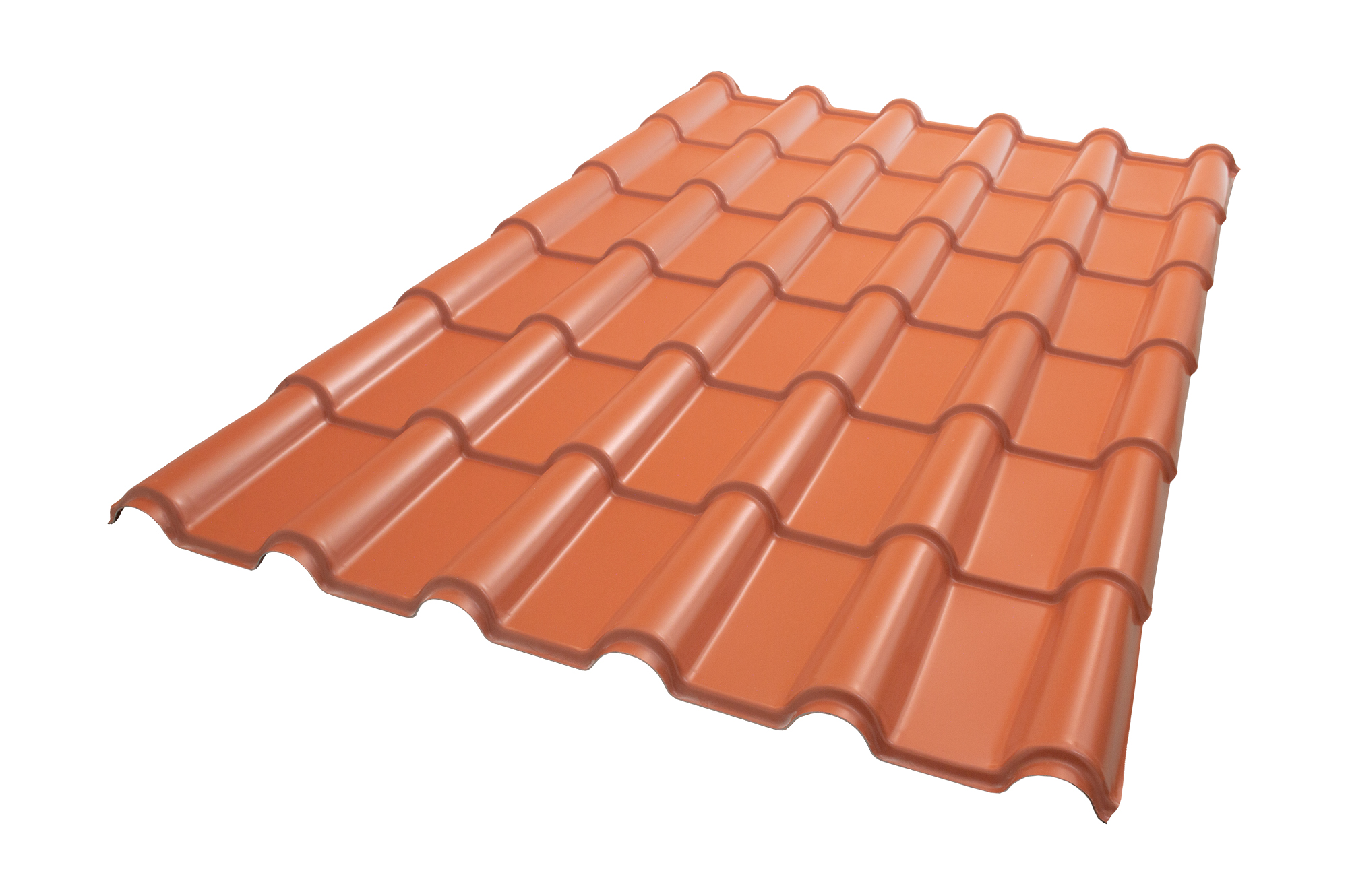 Placa sintética imitação telha CREOL TERRACOTA 1840X1170MM - 14