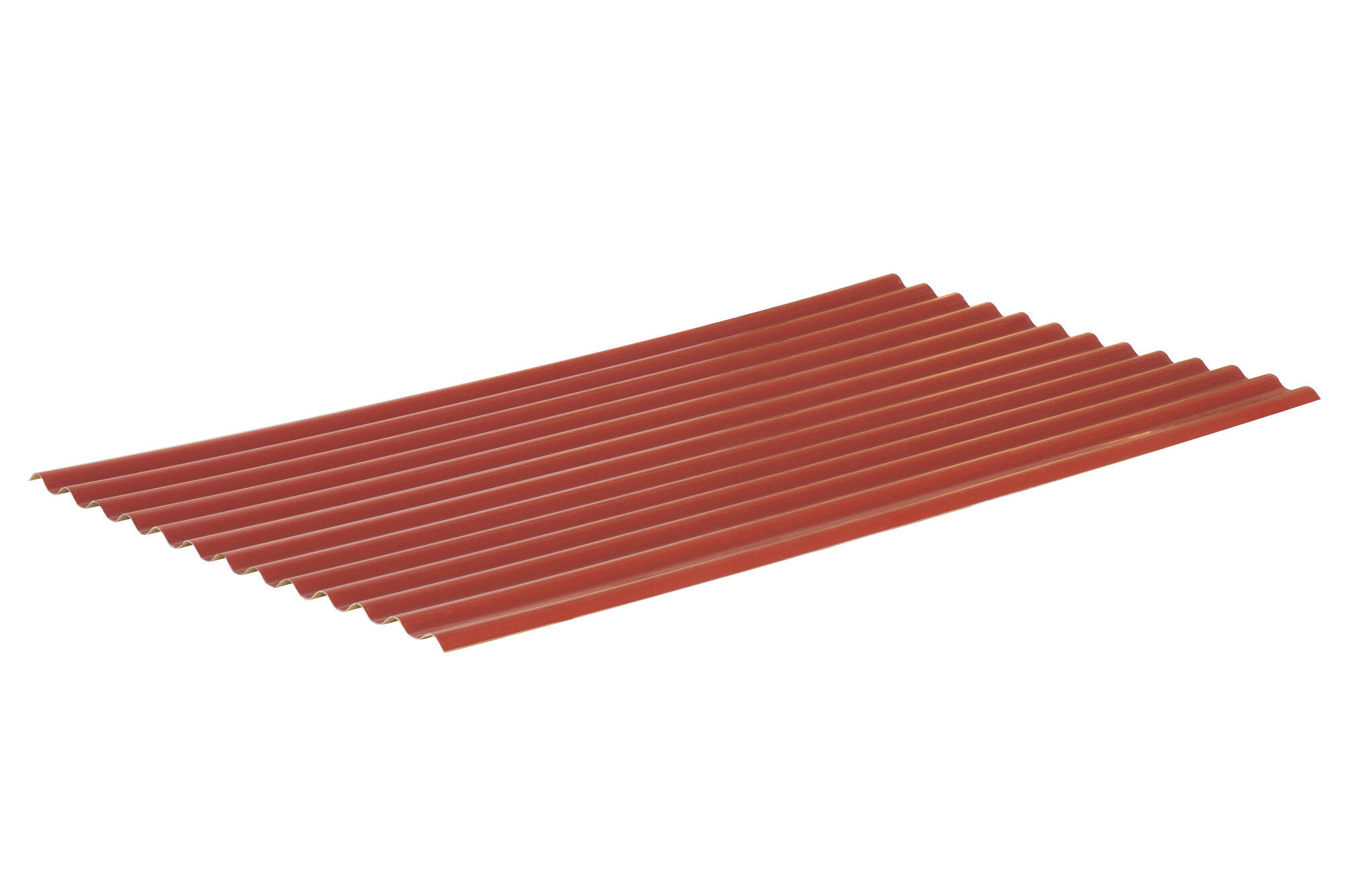 Placa ecolina roja siena 200x110,4x1,8mm onda pequeña