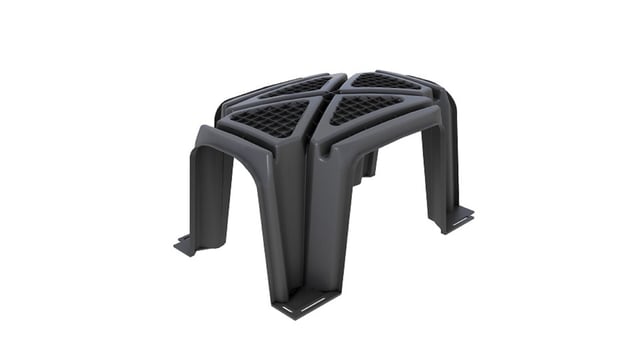 Forjado sanitario H5 pvc / polipropileno 80x60x5cm