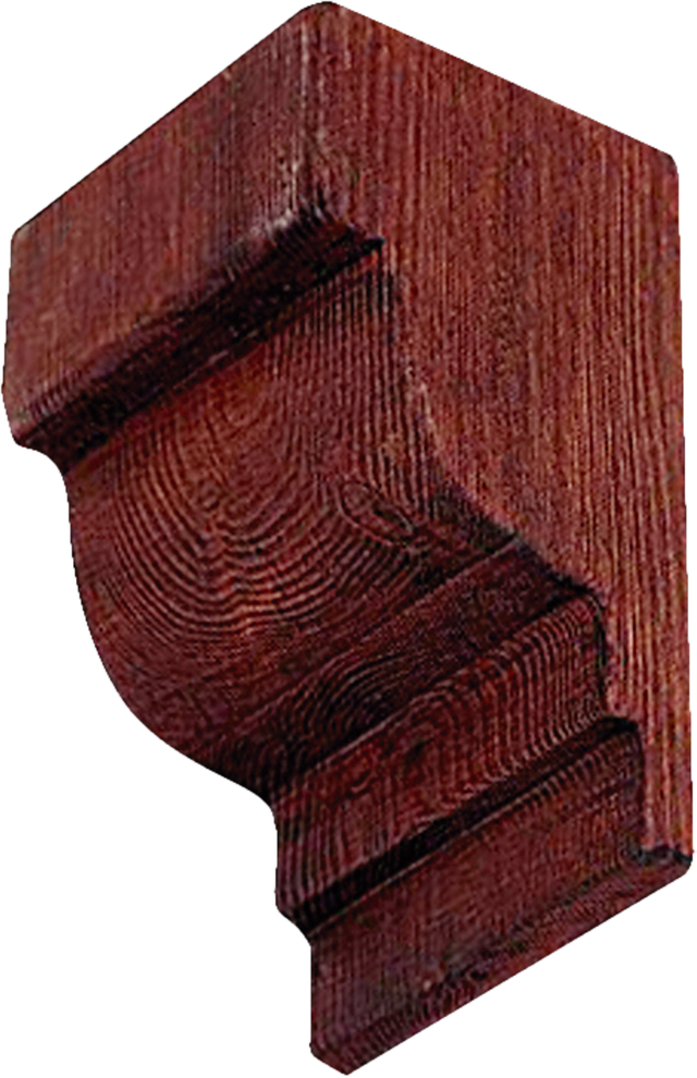 Ménsula nogal de 11 x 14,5 x 6,5 cm