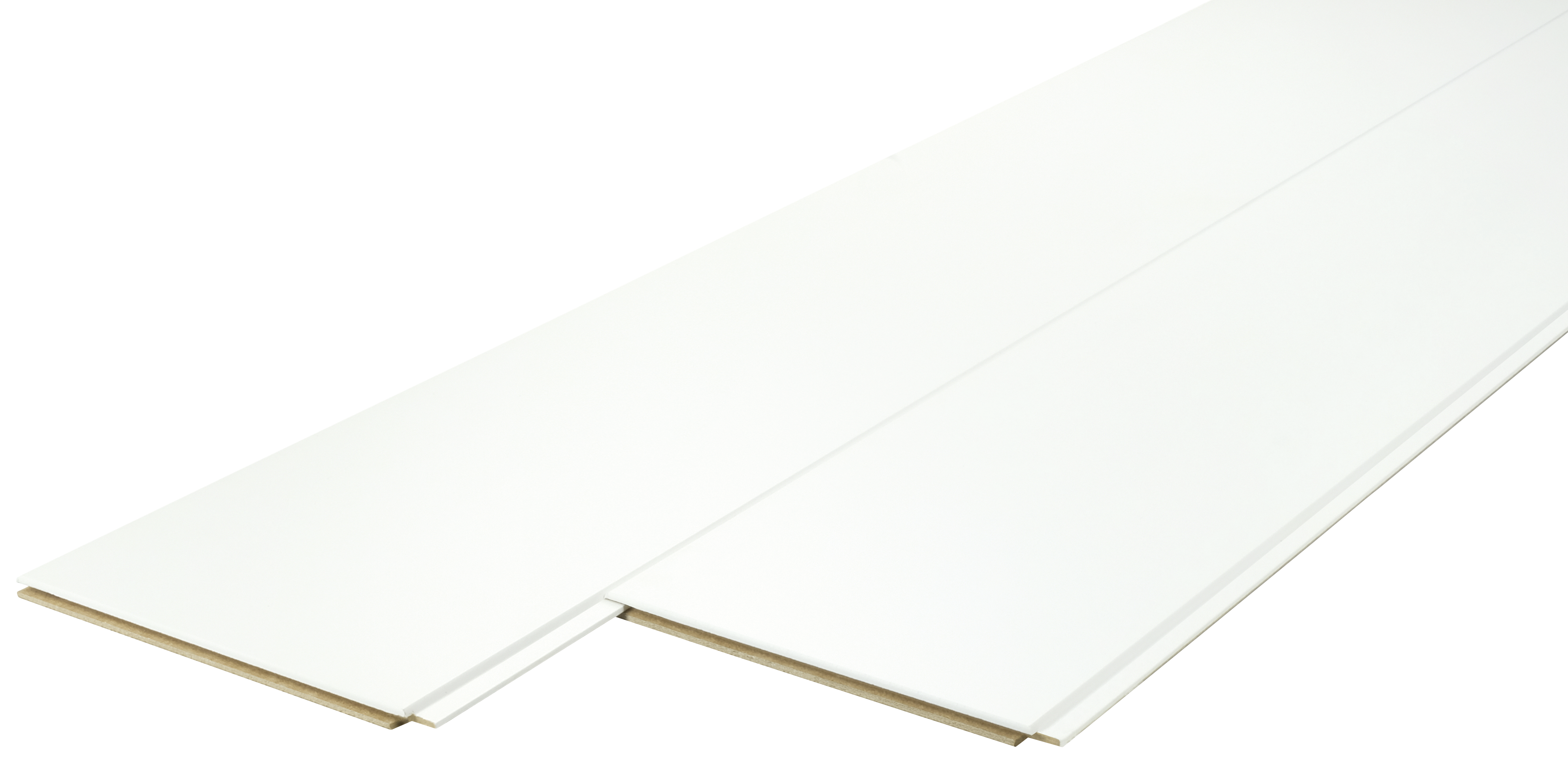 Revestimento de parede em MDF branco 260x19cm - 3