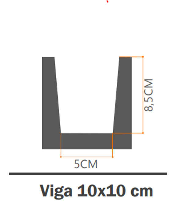 Pack de 5 vigas de poliuretano en color nogal de 10x10cm x 3m - 2