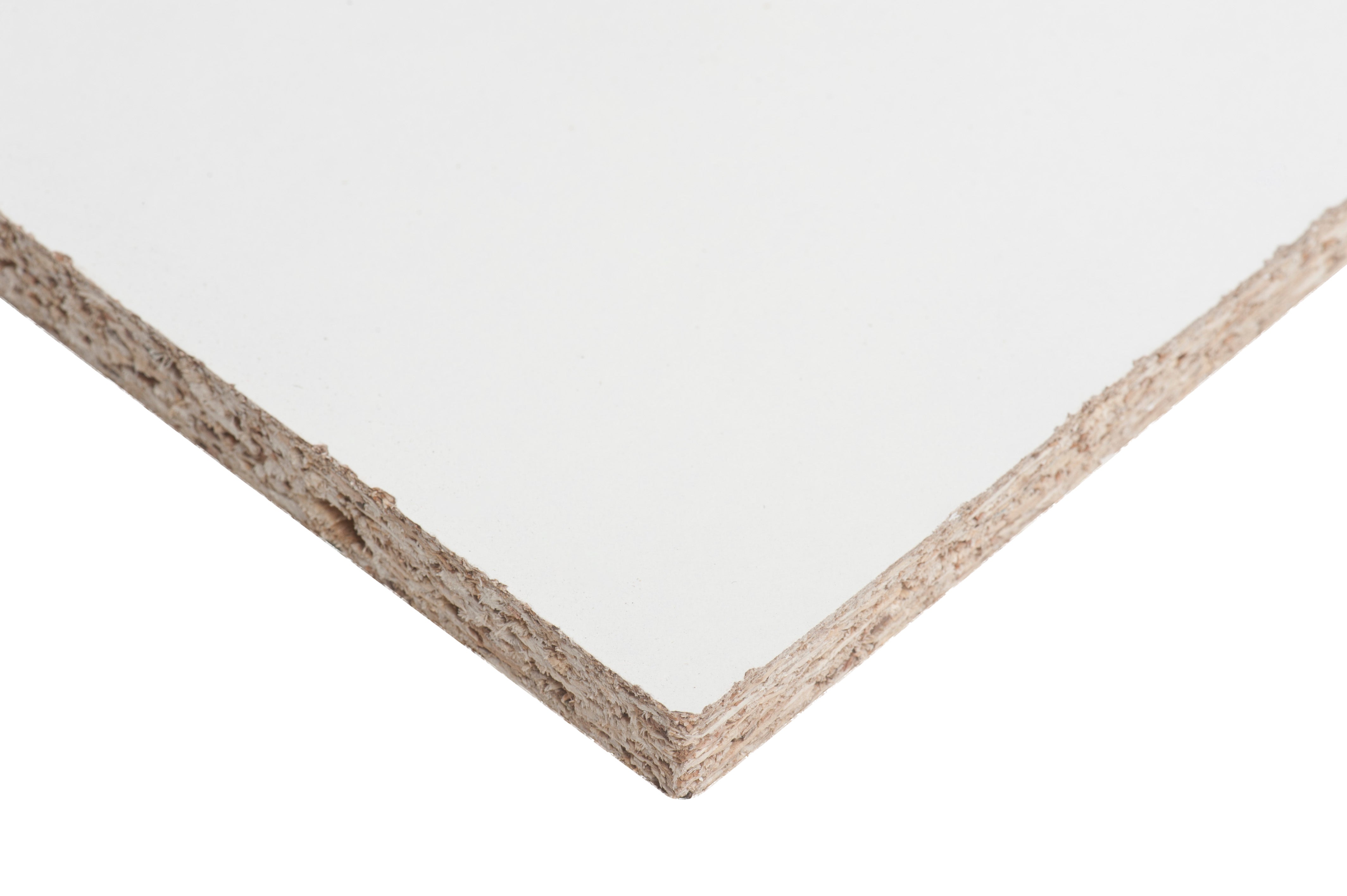 Tablero aglomerado en melamina blanco de 122x244x1,6cm (anchoxaltoxgrosor) - 4