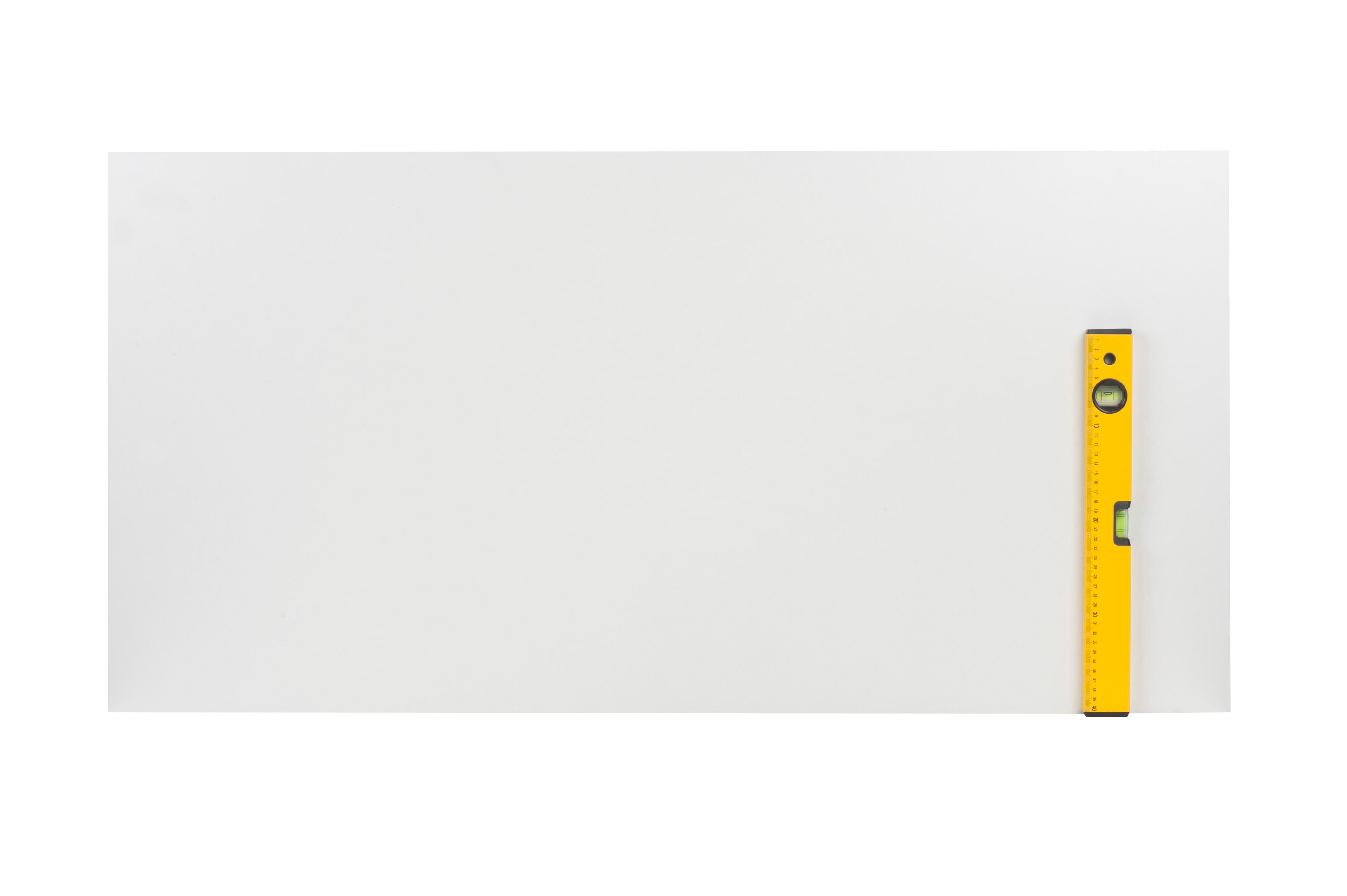 Tablero aglomerado en melamina blanco de 60x120x1,6 cm (anchoxaltoxgrosor) - 3