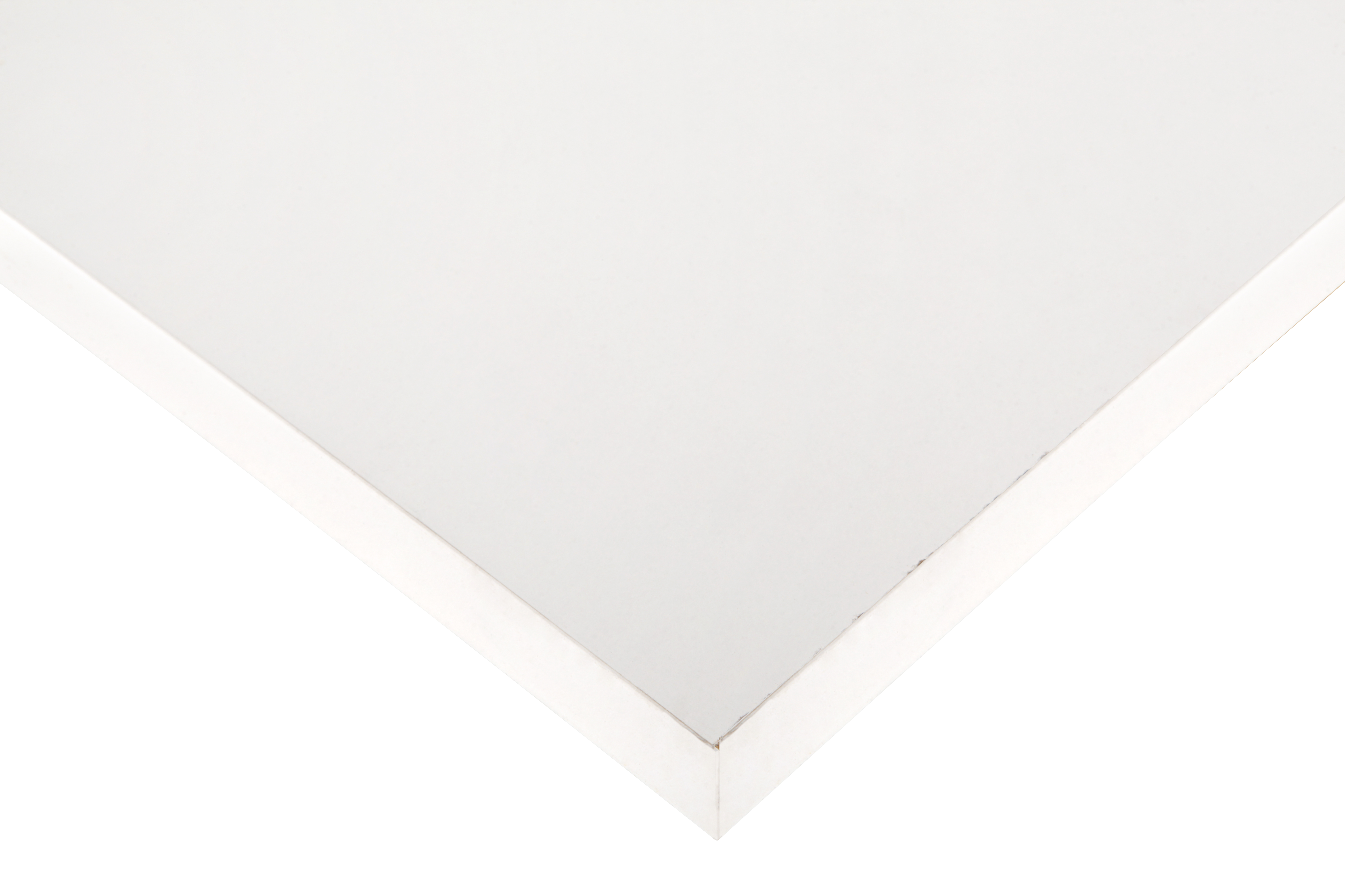 Tablero de aglomerado blanco 4 cantos de 39.7x60cm y 22mm de espesor