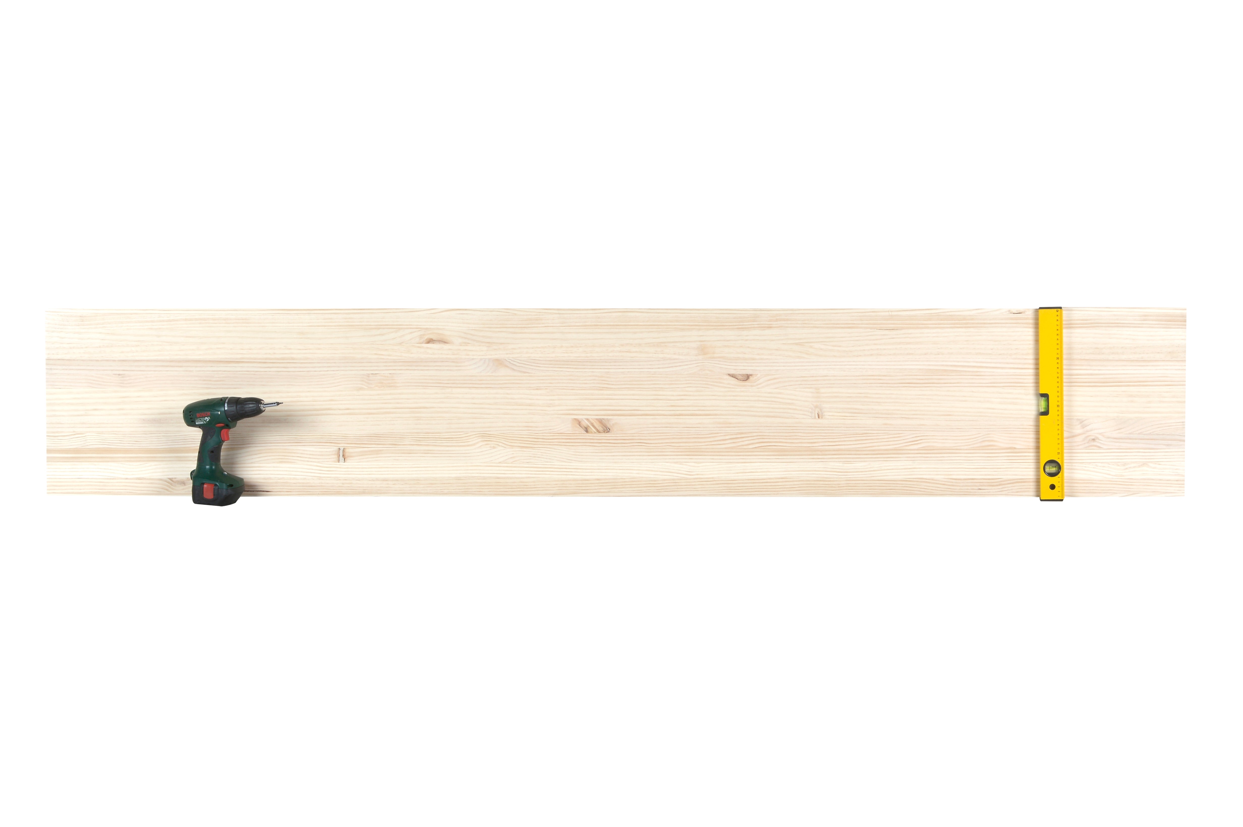 Painel de madeira maciça PINHO COM NÓ 2400X400X18MM REDONDO - 3