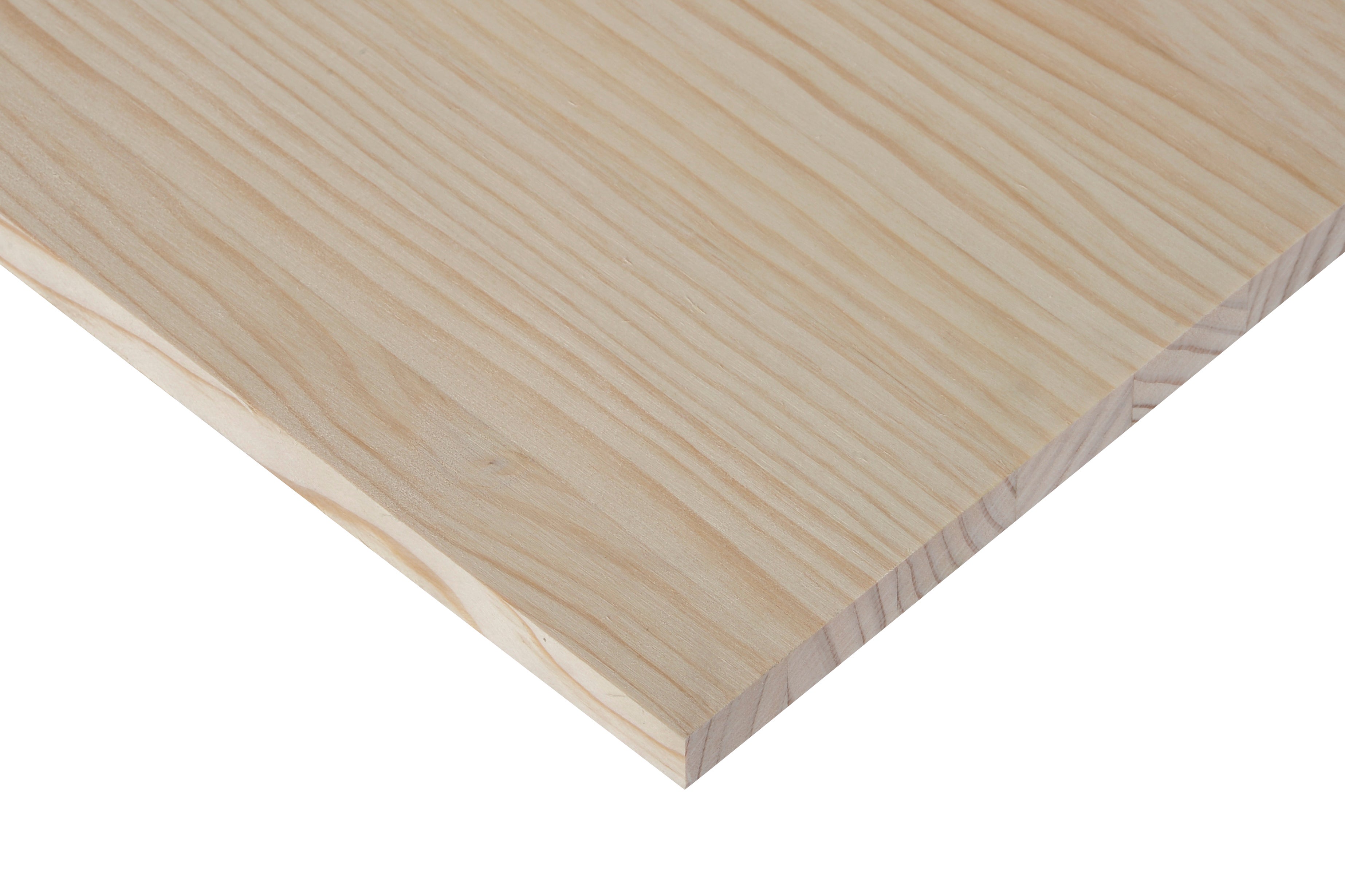 Painel de madeira maciça PINHO COM NÓ 1200X200X18MM REDONDO - 2