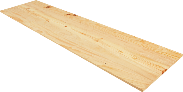 Balda de madera de pino de 40x200x1,8cm