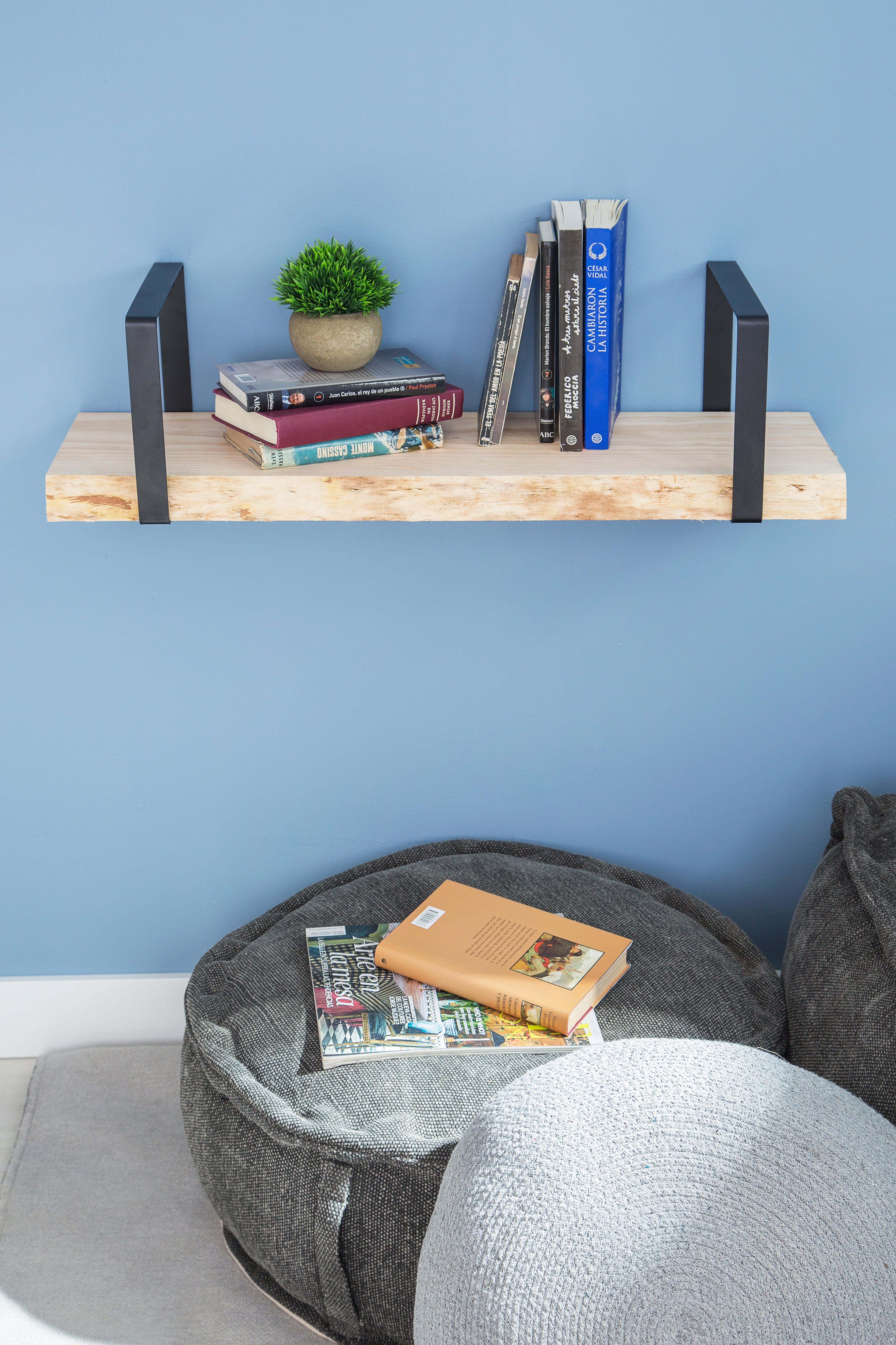 Tablero macizo de pino 20/25x80x4 cm tarugo 1 lado bruto - 26