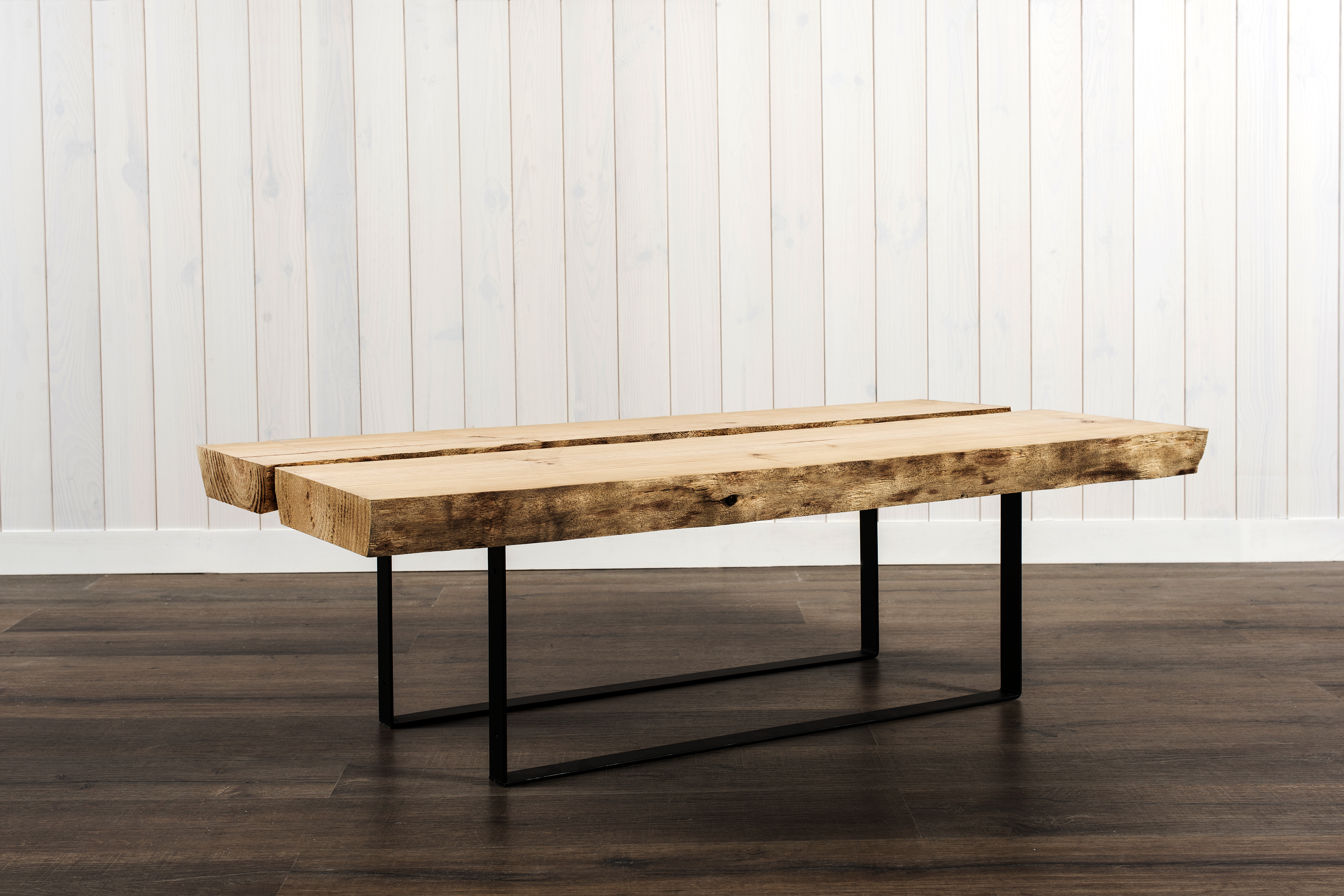 Tablero macizo de pino 20/25x80x4 cm tarugo 1 lado bruto - 16