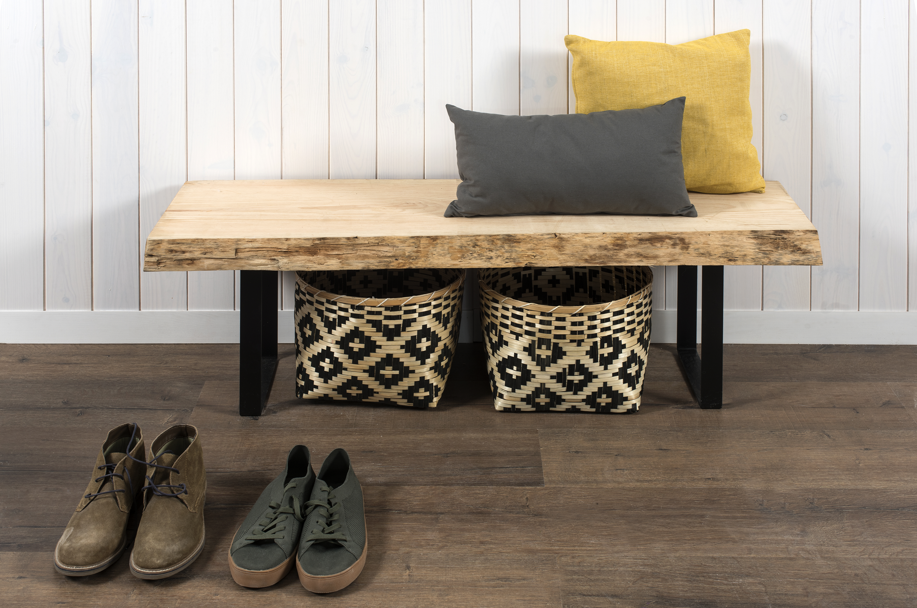 Tablero macizo de pino 20/25x80x4 cm tarugo 1 lado bruto - 15