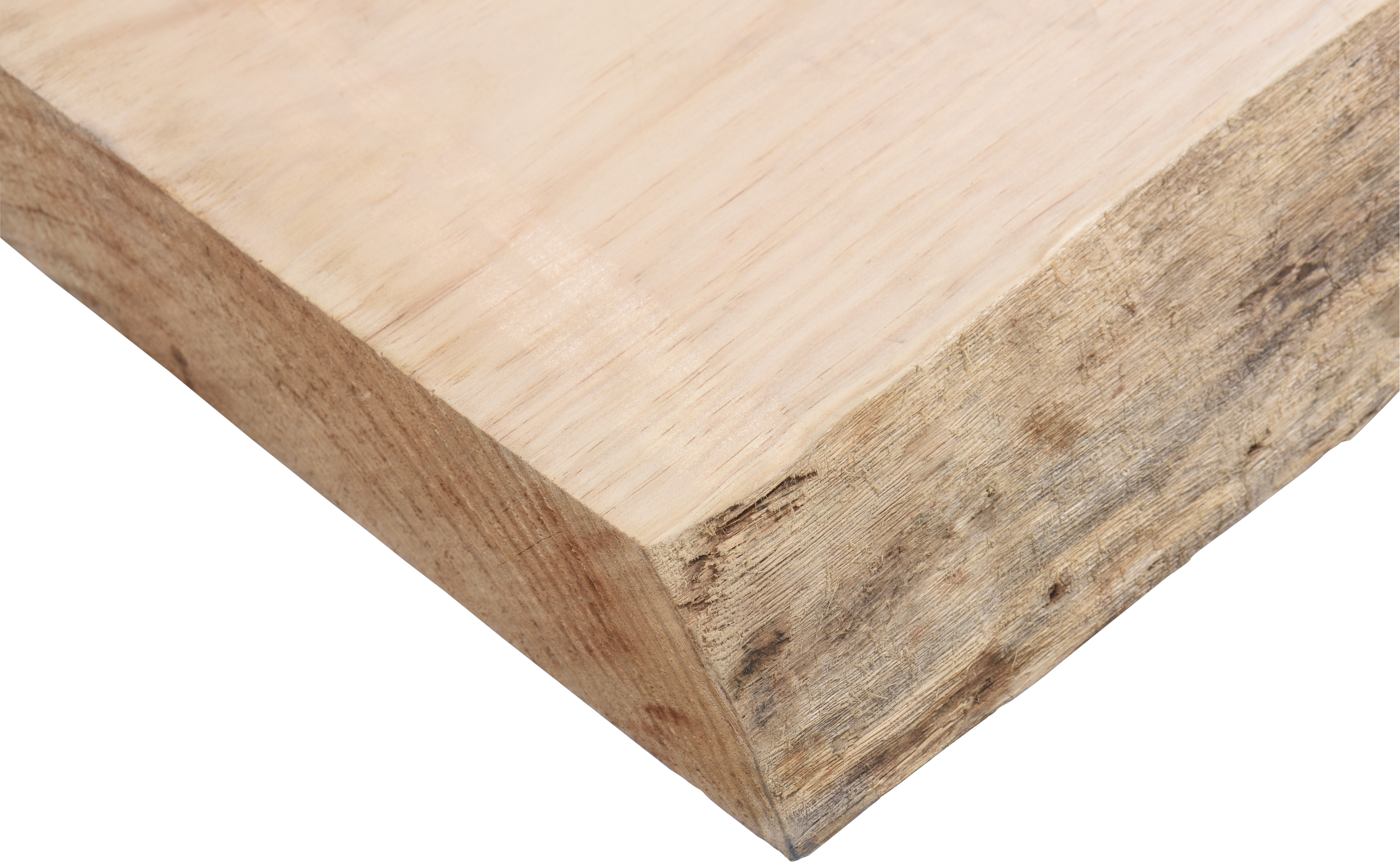 Tablero macizo de pino 30/50x200x5 cm 1 lado bruto