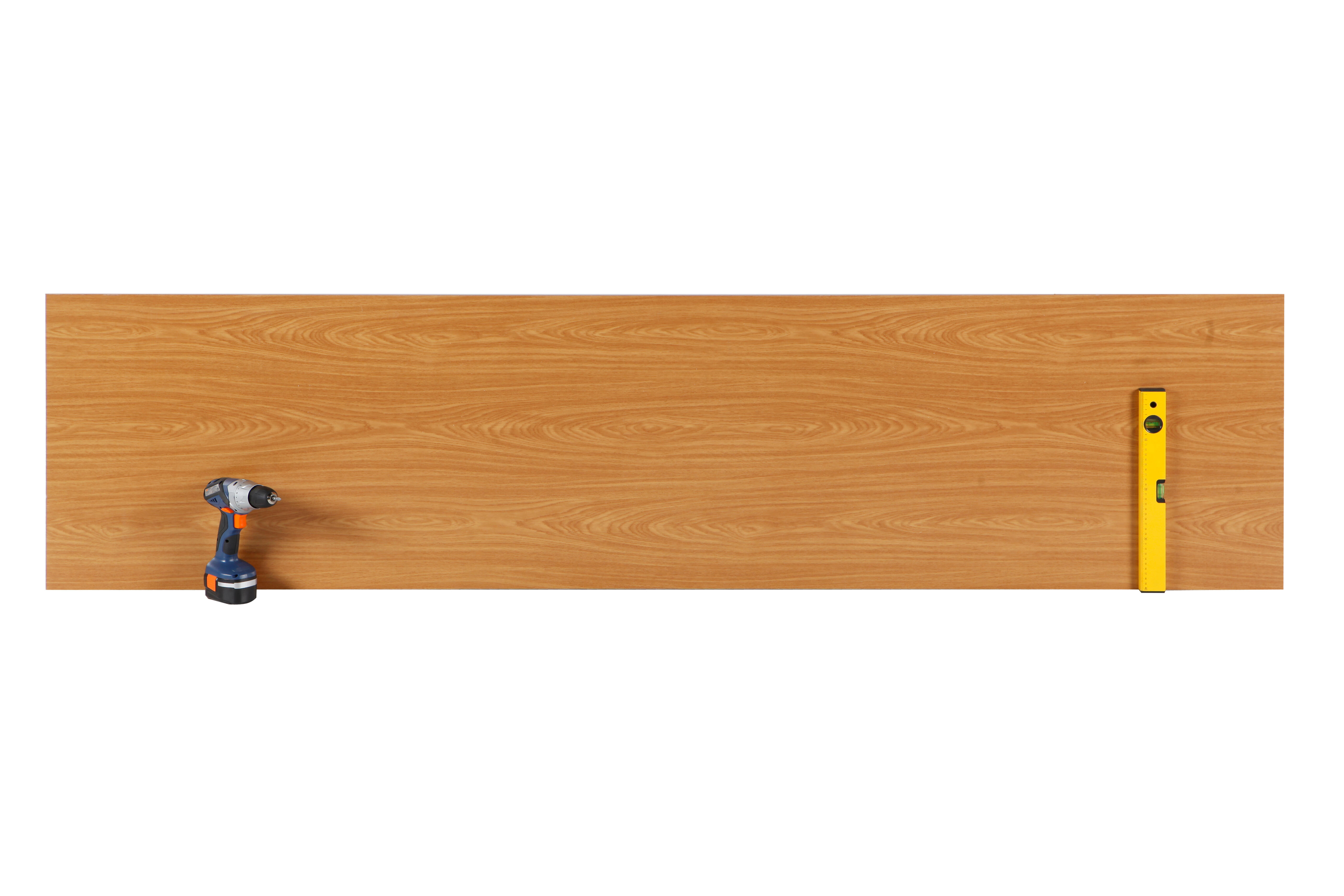 Tablero aglomerado de 2 cantos roble 59,7x244x1,6 cm (anchoxaltoxgrosor) - 6