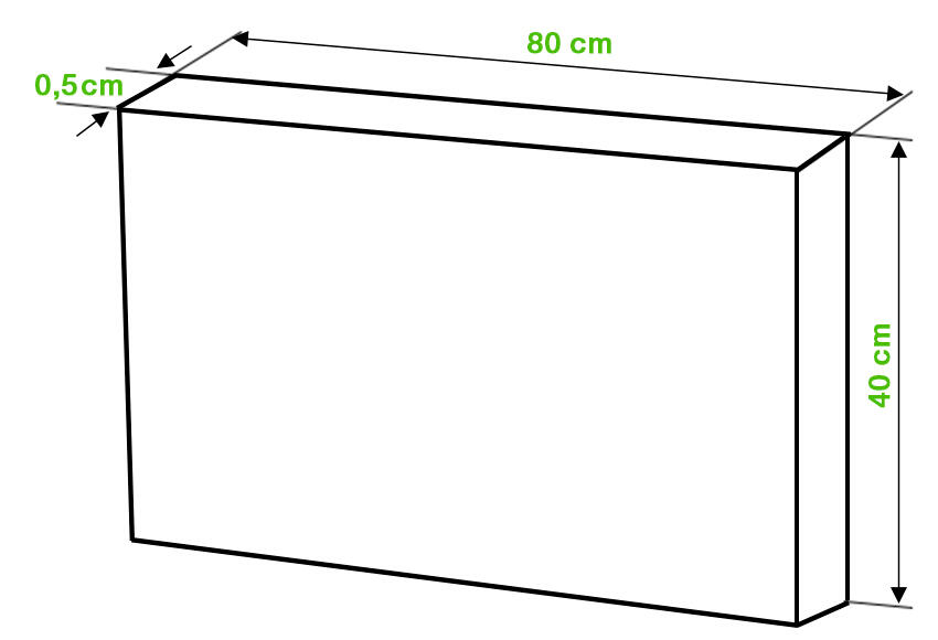 Tablero de contrachapado crudo 40x80x0,5 cm (anchoxaltoxgrosor) - 7
