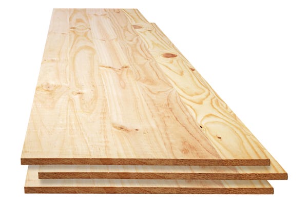 Tablero macizo madera Pino de 60x200cm y 18mm de espesor