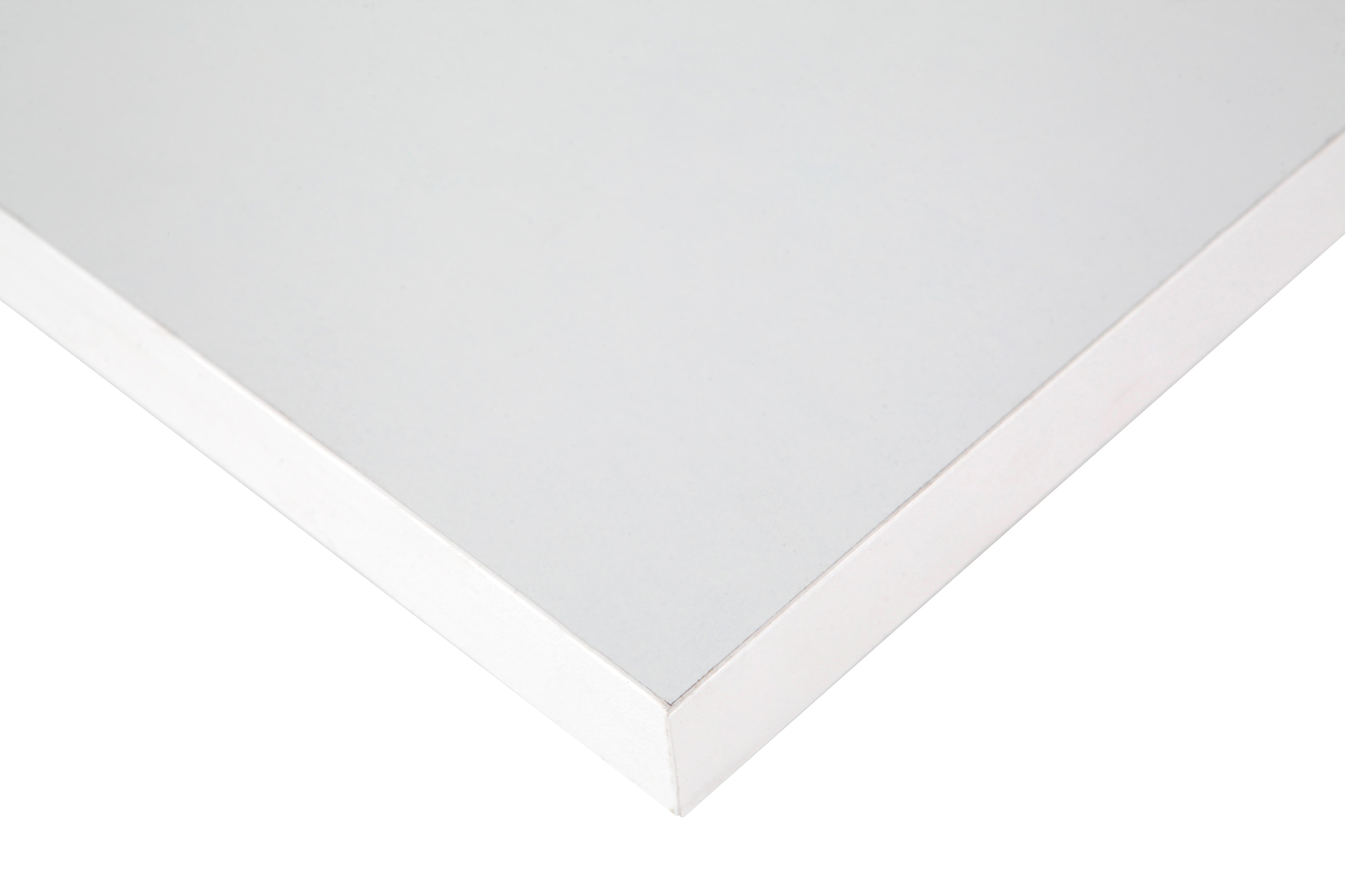 Tablero de aglomerado blanco 4 cantos de 29.7x60cm y 22mm de espesor