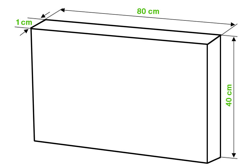 Tablero de MDF crudo 40x80x1 cm (anchoxaltoxgrosor) - 5