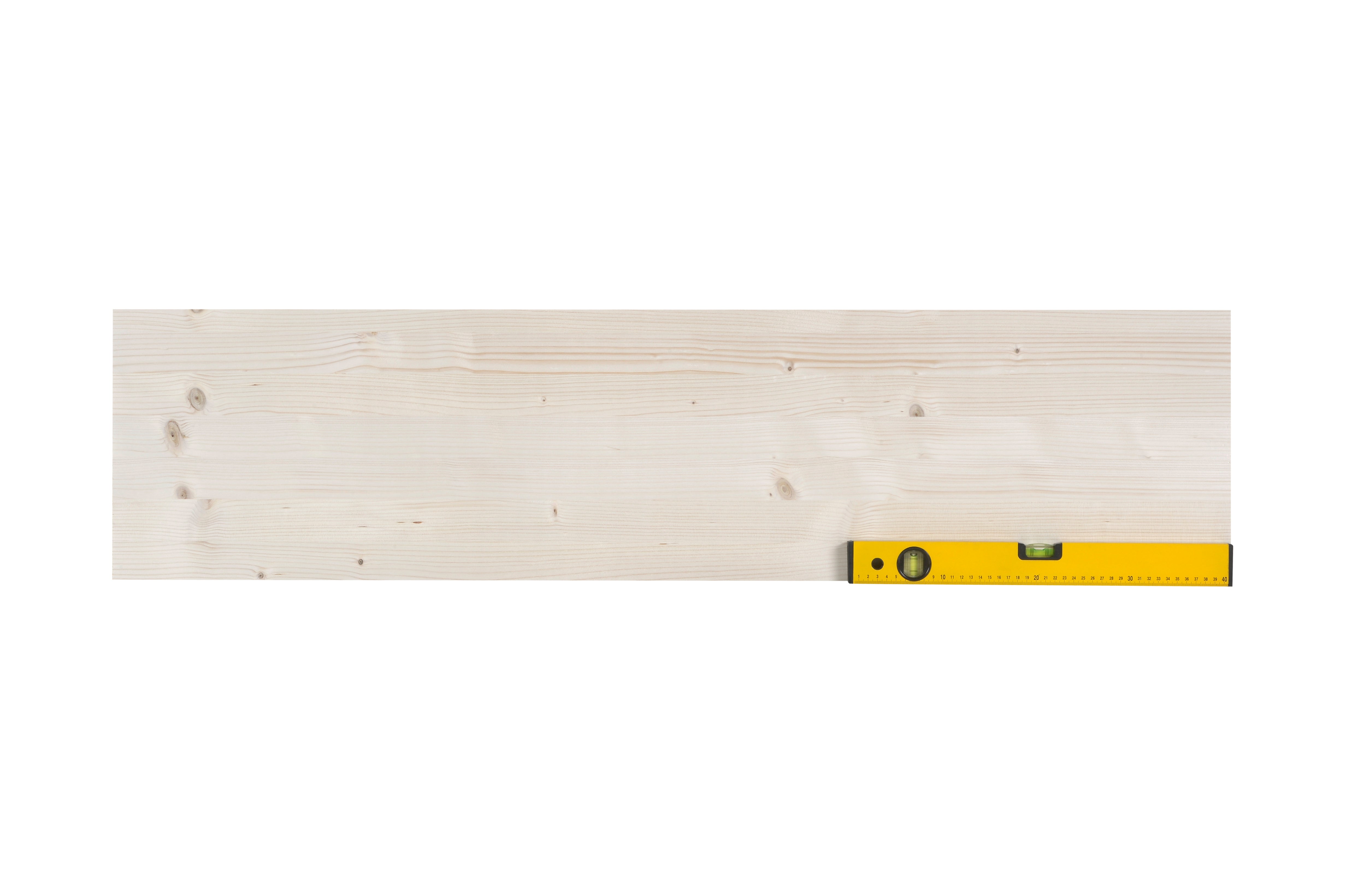 Tablero macizo de abeto de 30x120x1,8 cm