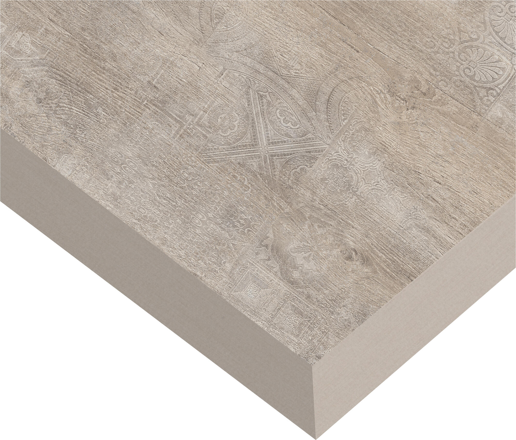 Tablero para mesa aglomerado bicolor: roble samoa / perla de 140x68.5x2.5cm