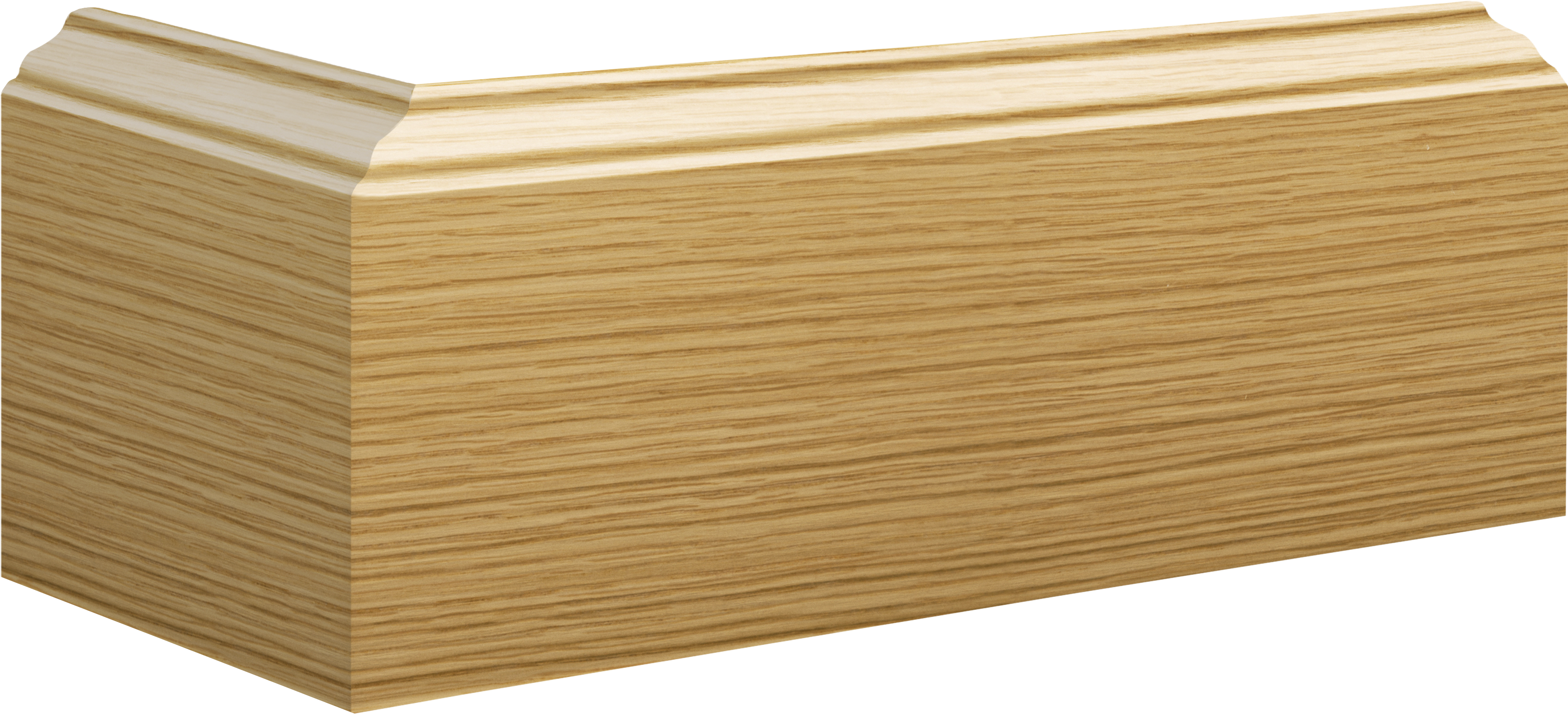 Rodapié  de mdf de 244x12cm roble - 2