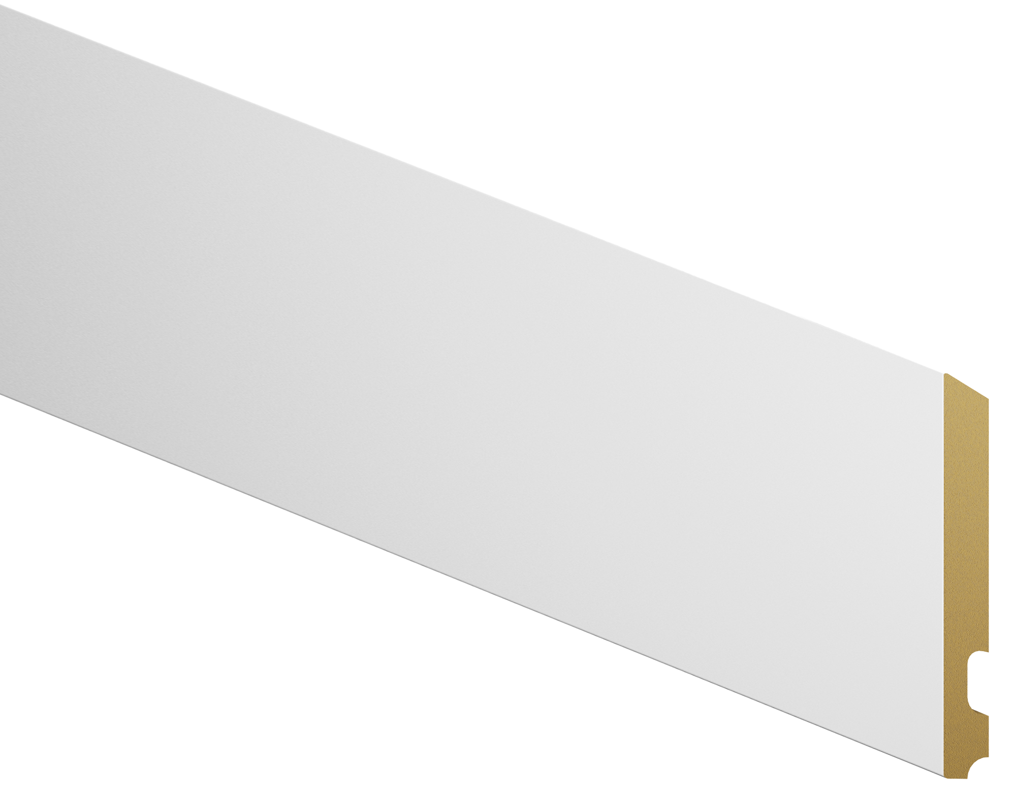 Rodapé MDF branco 15x120x2250 mm Faus Decor - 2