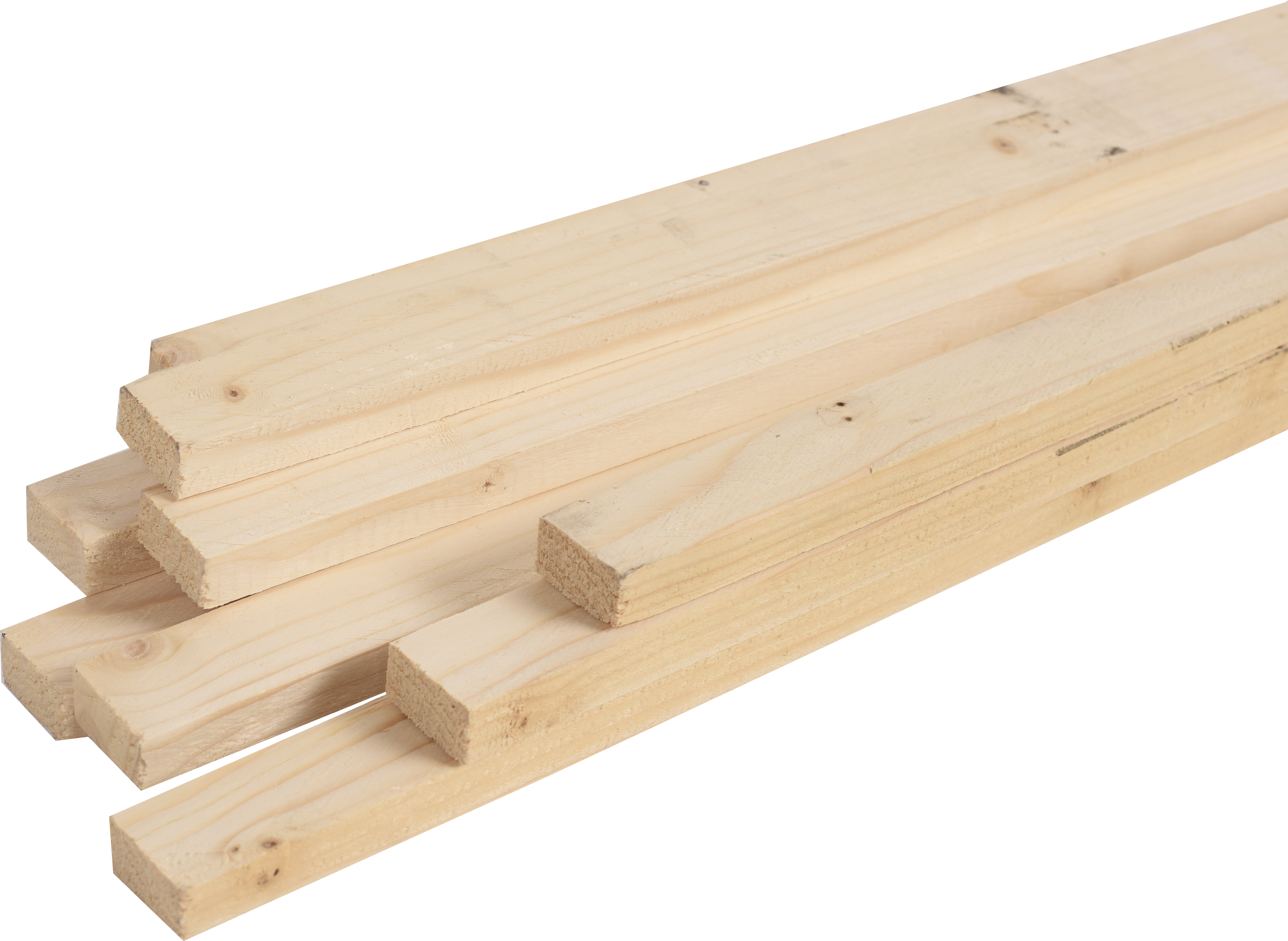 Pack de 9 listones de abeto sin cepillar 13x25x2000mm (ancho x espesor x largo) - 2