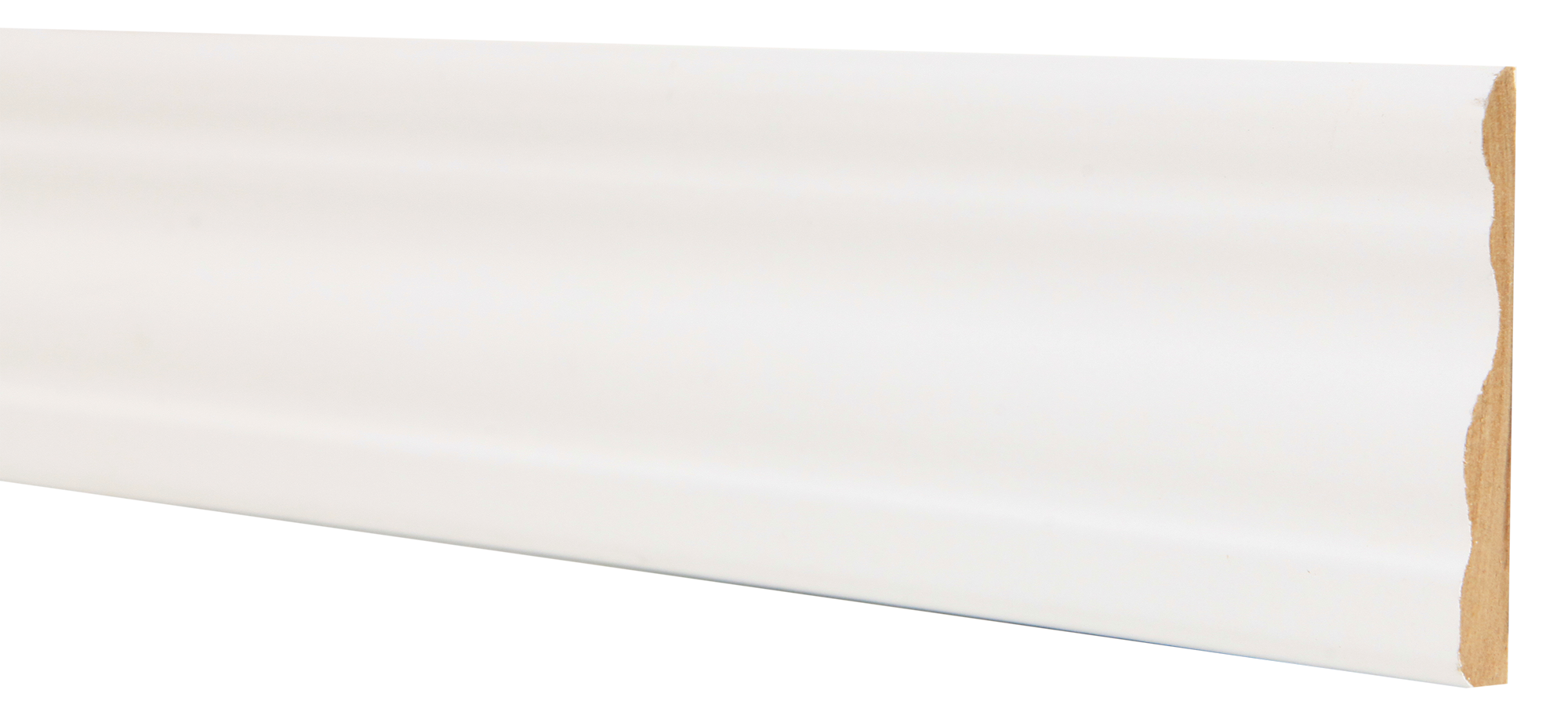 Jamba de MDF melamina blanca 70x10 mm x 2,25 m (ancho x grueso x largo) - 4