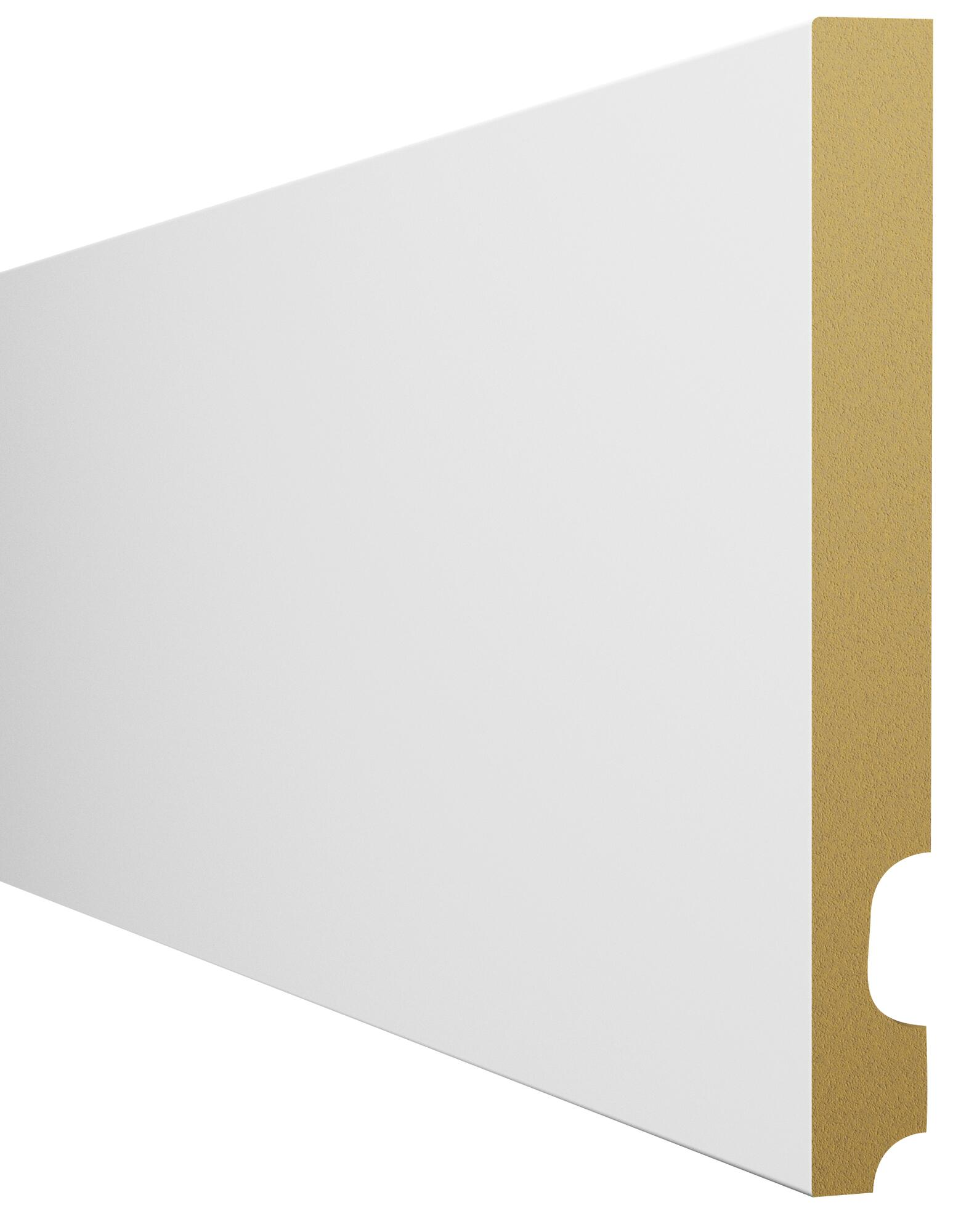 Rodapié de mdf de 225x14cm blanco artens
