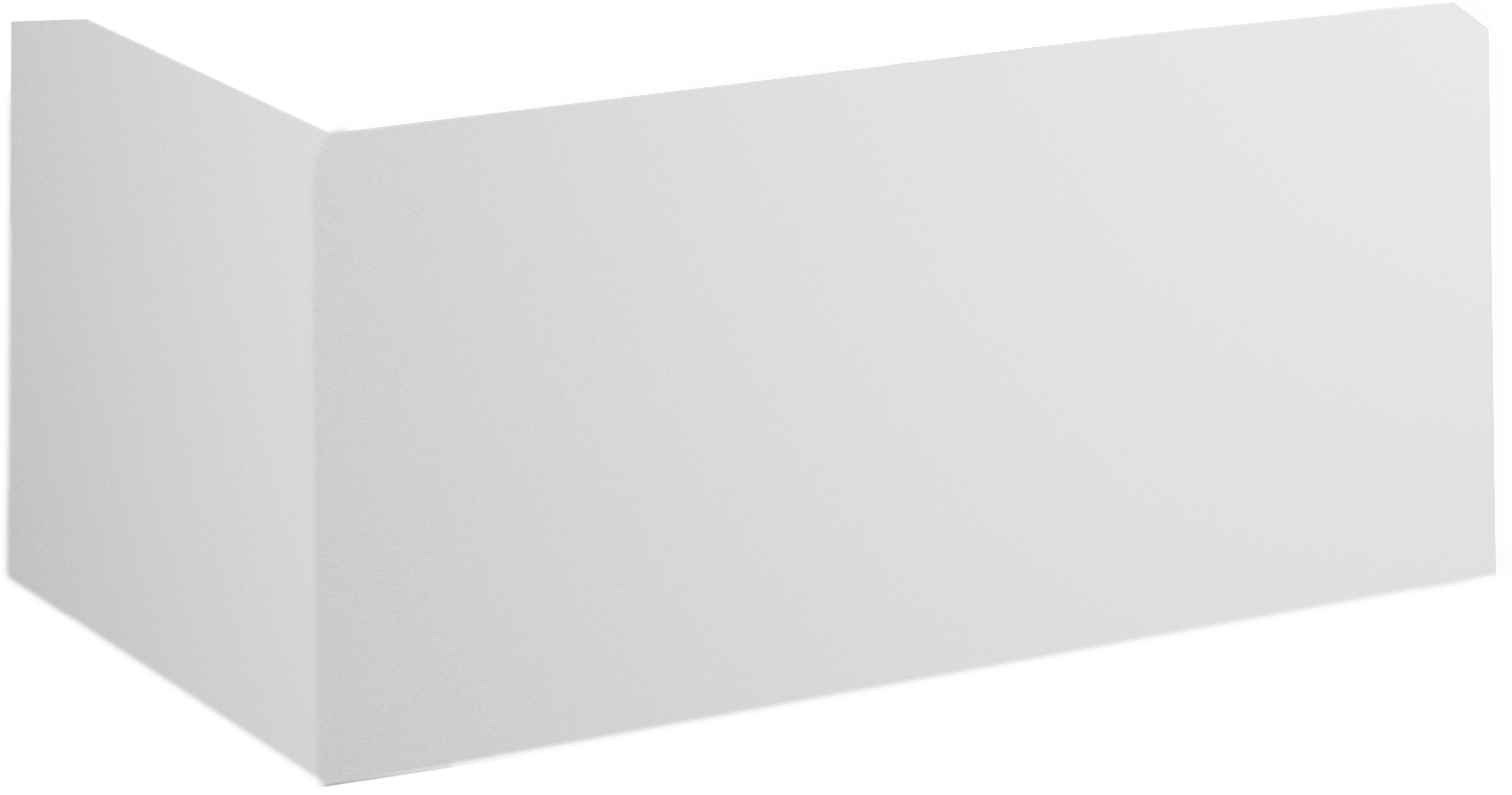 Rodapé MDF branco 15x120x2250 mm Faus Decor - 3