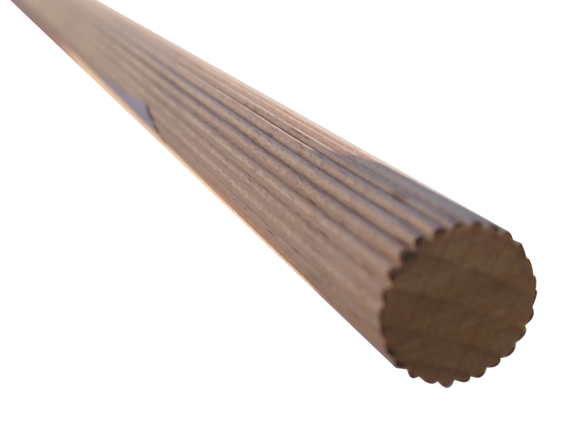 Tacos De Madera, 10 Varillas Redondas De Madera De 1/2x12 Pulgadas Para Manualidades, Tacos De