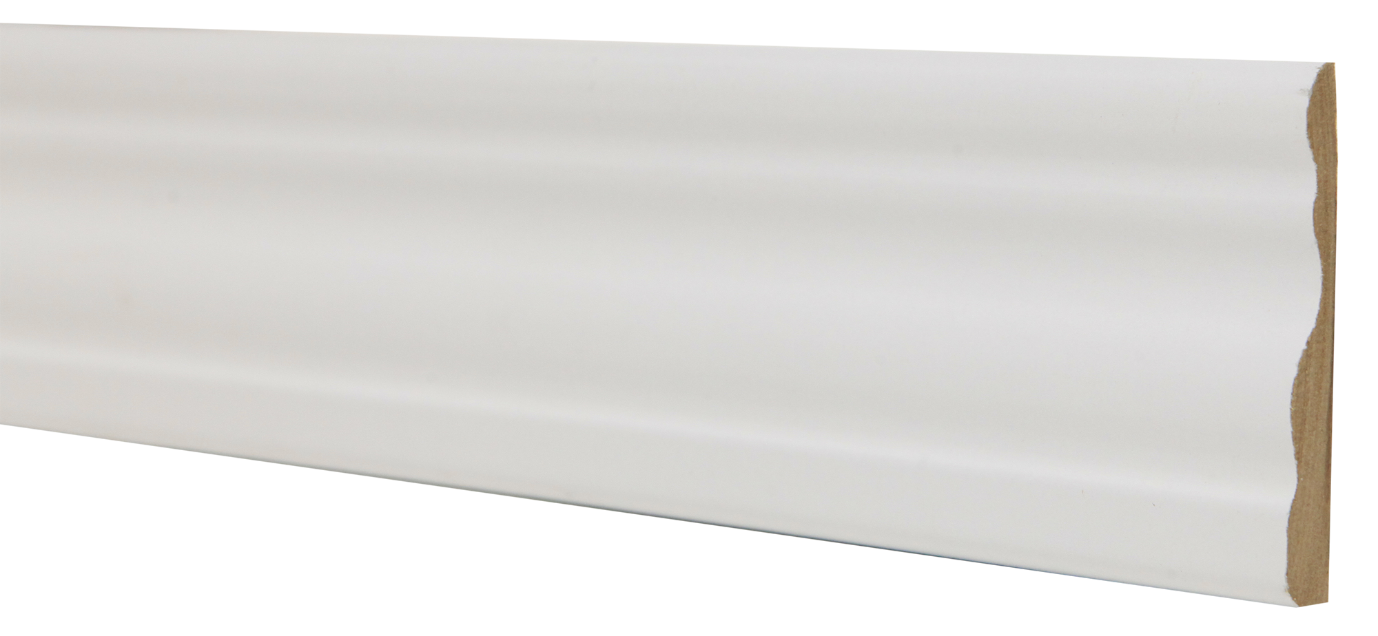 Jamba de MDF melamina blanca 70x10 mm x 2,25 m (ancho x grueso x largo) - 3