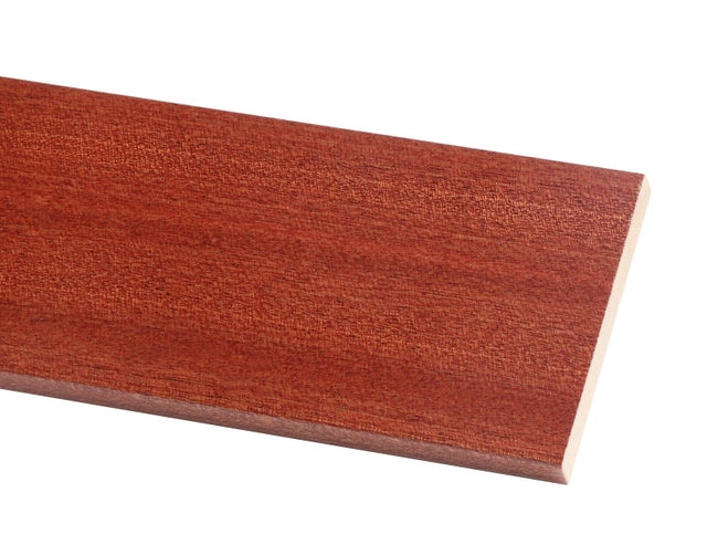 Tapeta de MDF sapelly barnizado 70x10 mm x 2,20 m (ancho x grueso x largo)