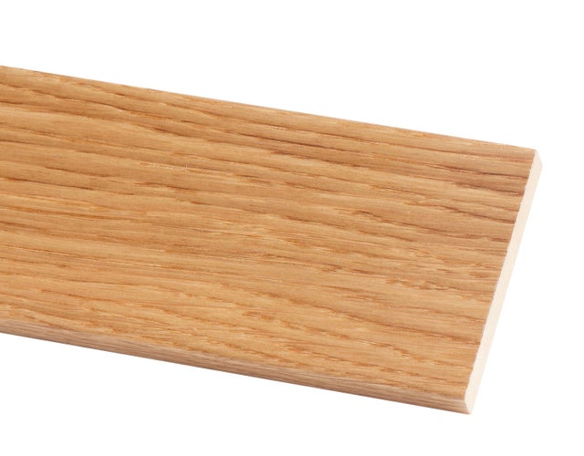 Tapeta de mdf roble barnizado 70x10 mm x 2,20 m (ancho x grueso x largo)