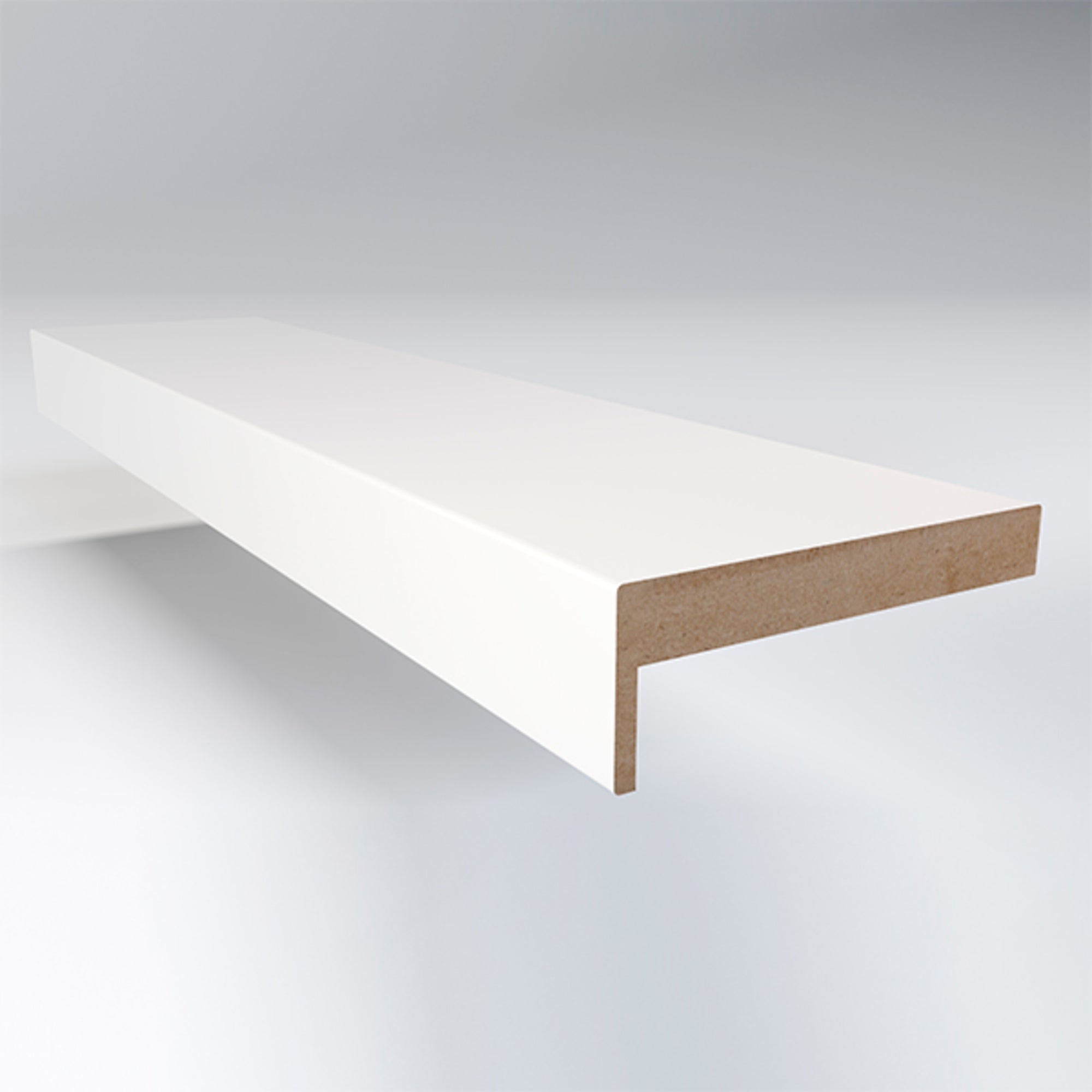Pack 5 guarnições de encaixe 70x10mm Madrid branca 060 - 2