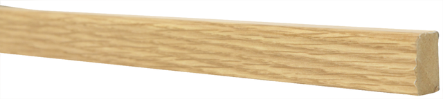 Liston de MDF melamina roble 25x15 mm x 2,43 m (ancho x grueso x largo)