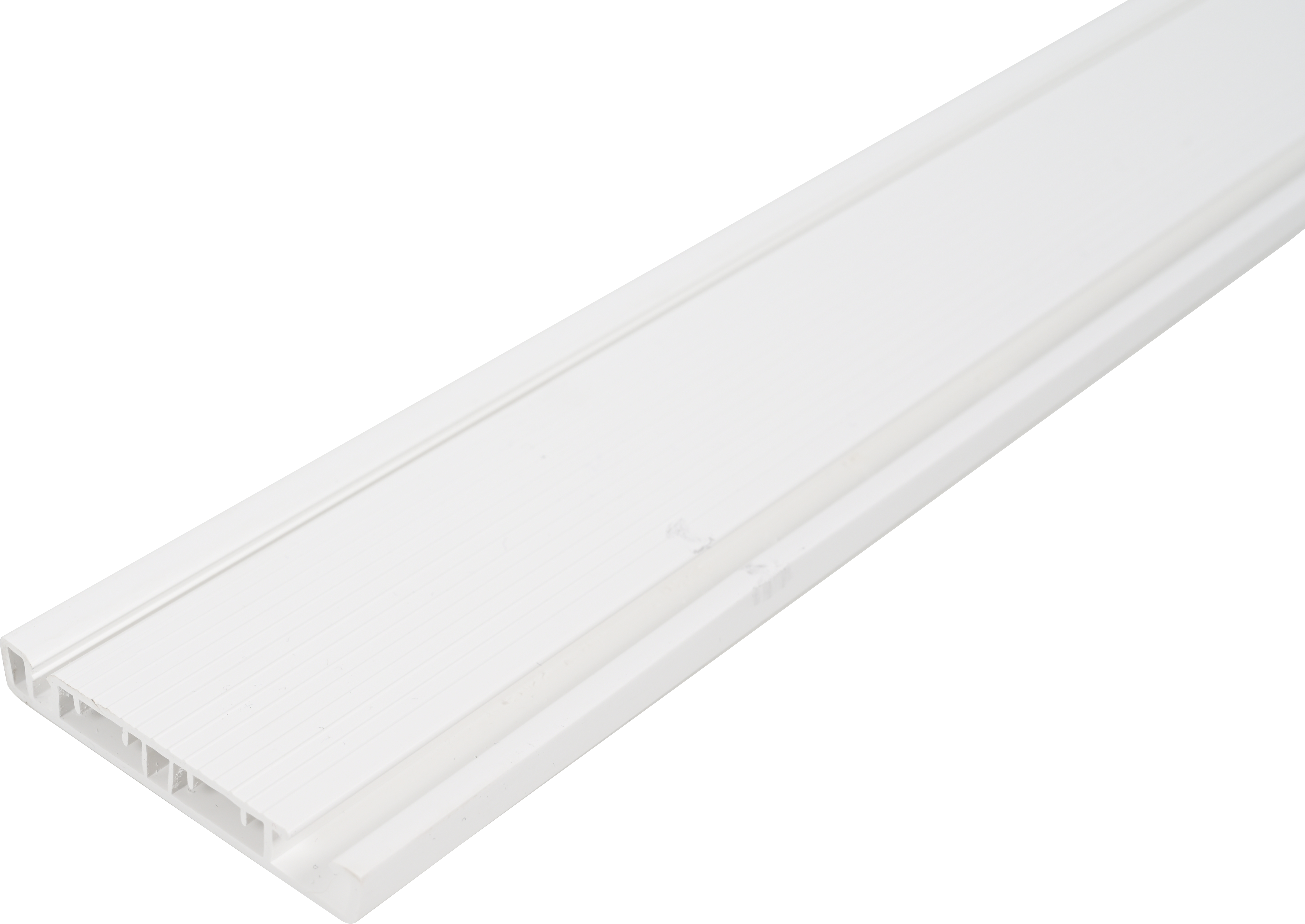 Tapajuntas de PVC blanco de 70 mm con cámara - 6