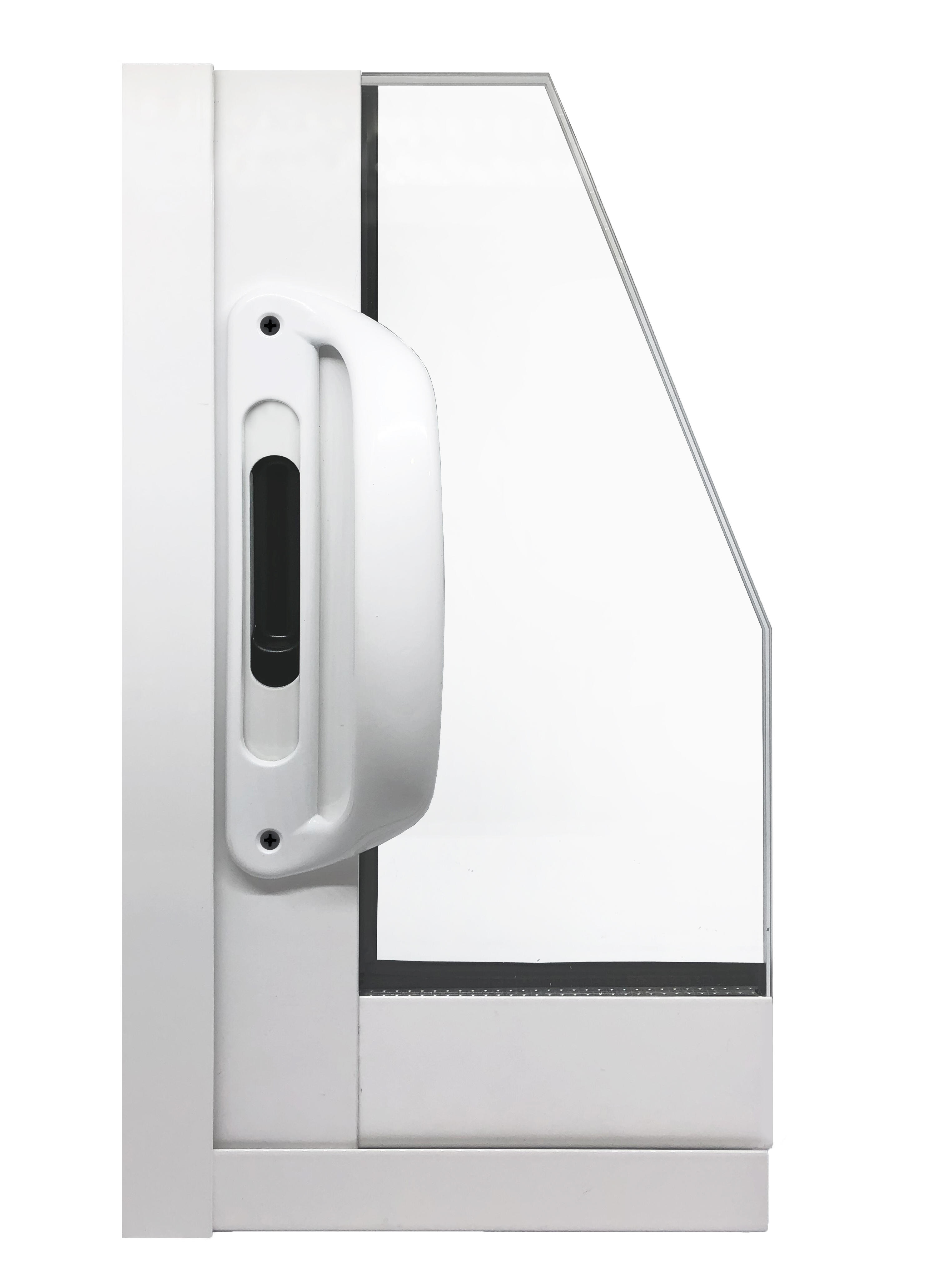 Tirador blanco de ventana corredera