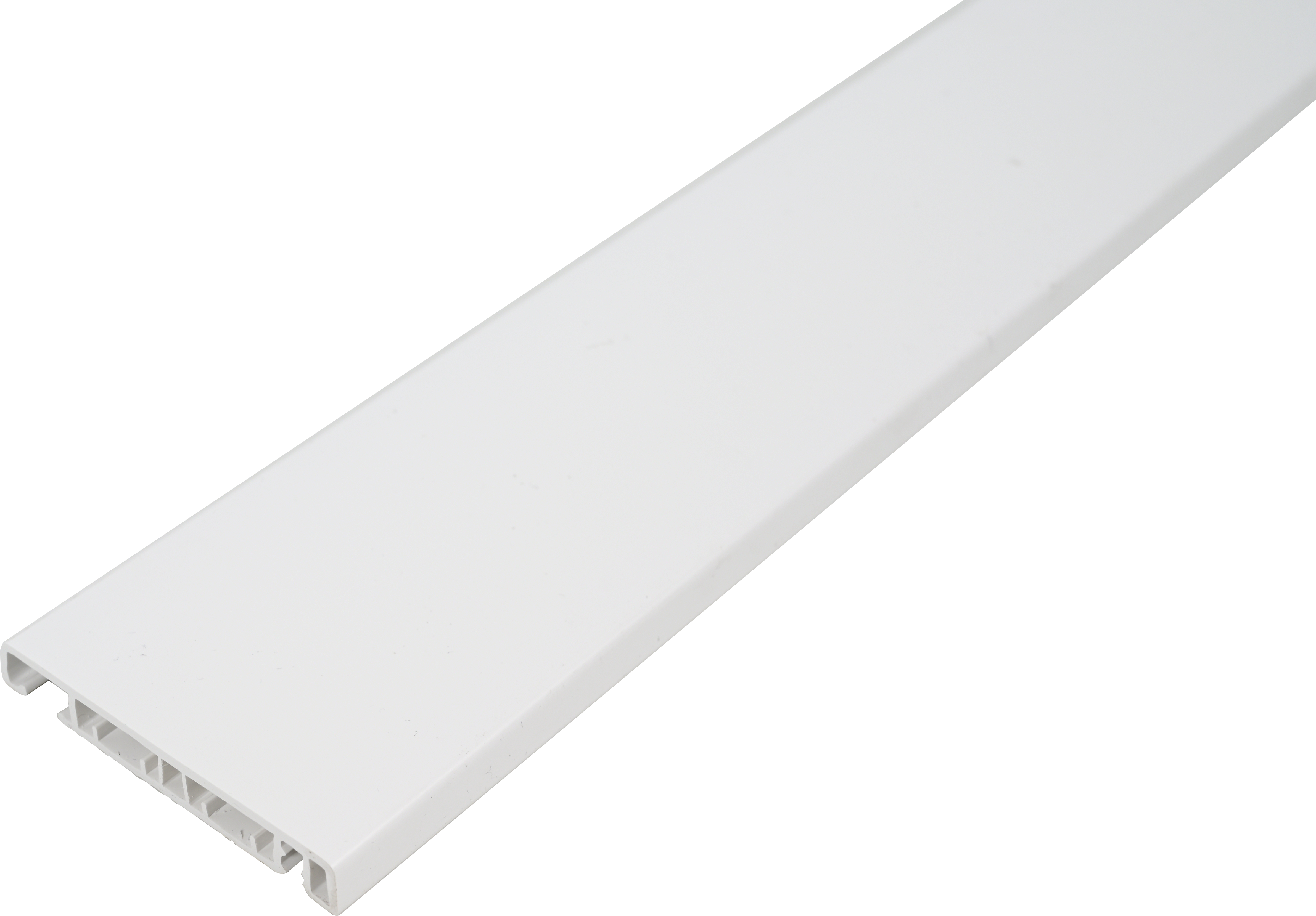 Tapajuntas de PVC blanco de 70 mm con cámara - 5