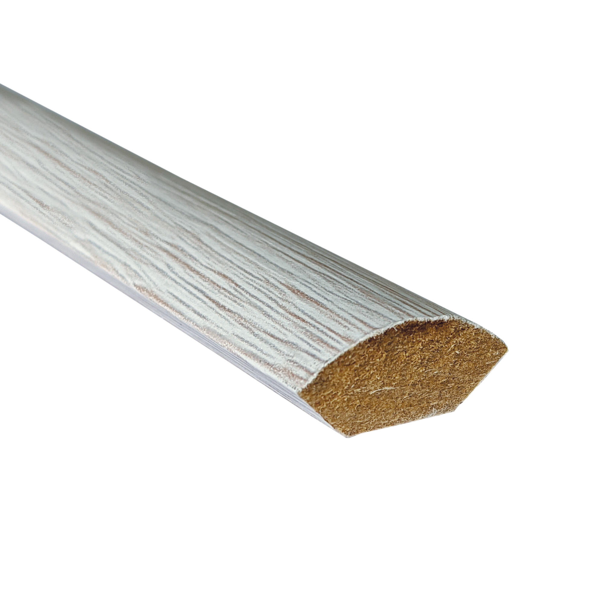 Junquillo mdf blanco rústico 15x15x2600mm