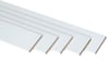 Kit de 5 tapetas lisas de mdf lacado blanco 70 x 10 x 2200 mm