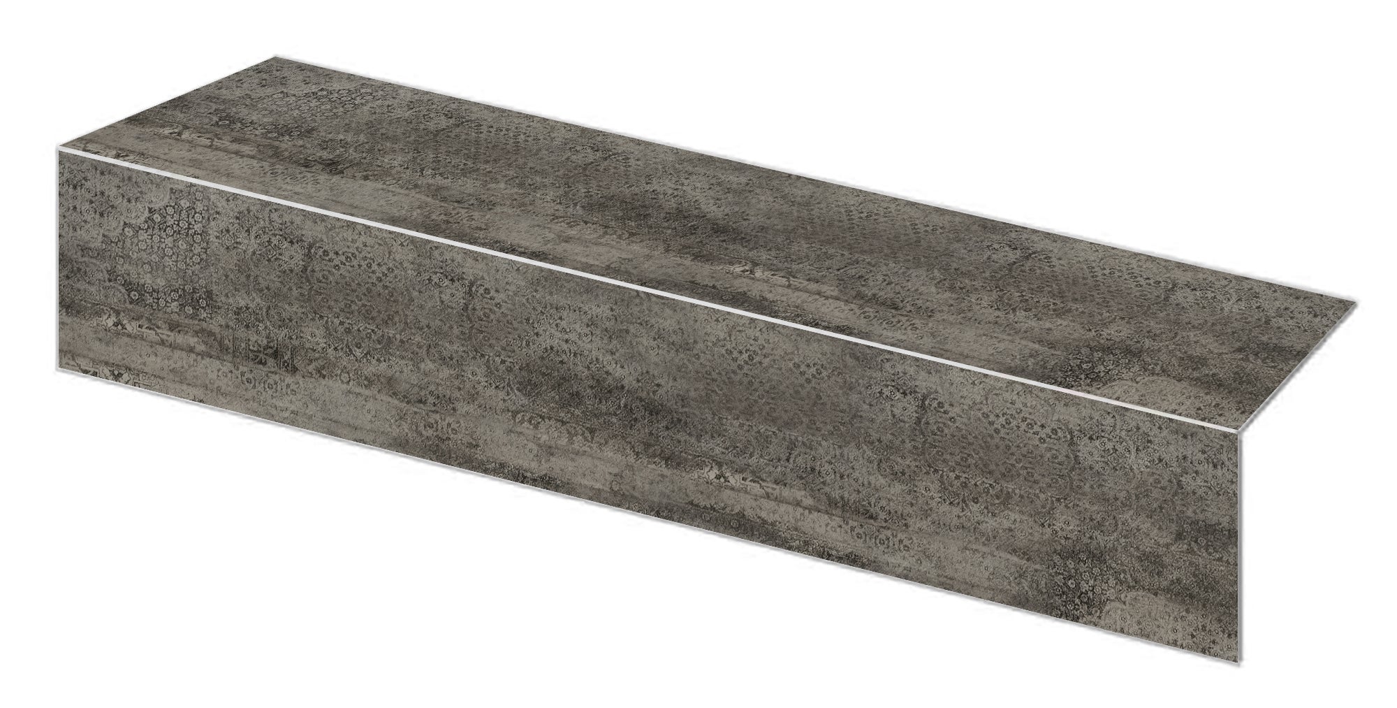 Perfil de aluminio angular 15x15 mm washed dark