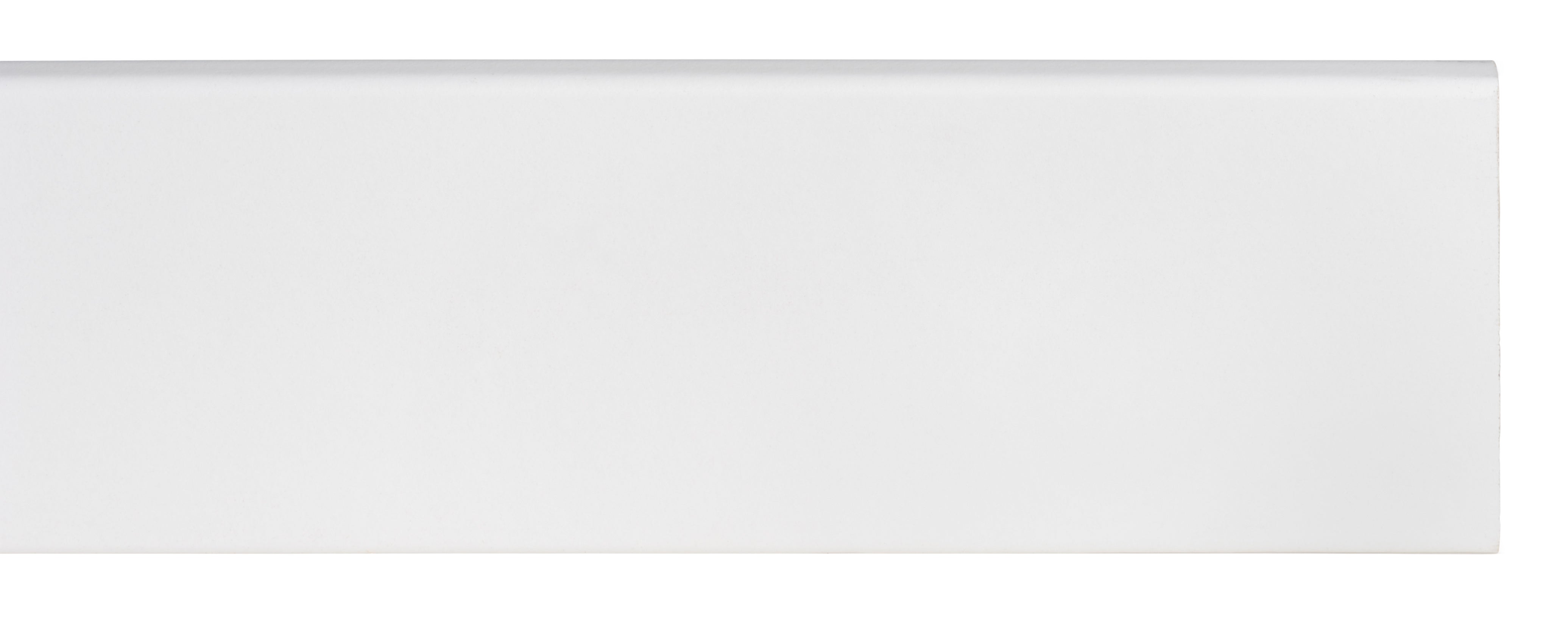 Kit de 5 tapetas de mdf Mallorca blanco 70x10 mm - 3