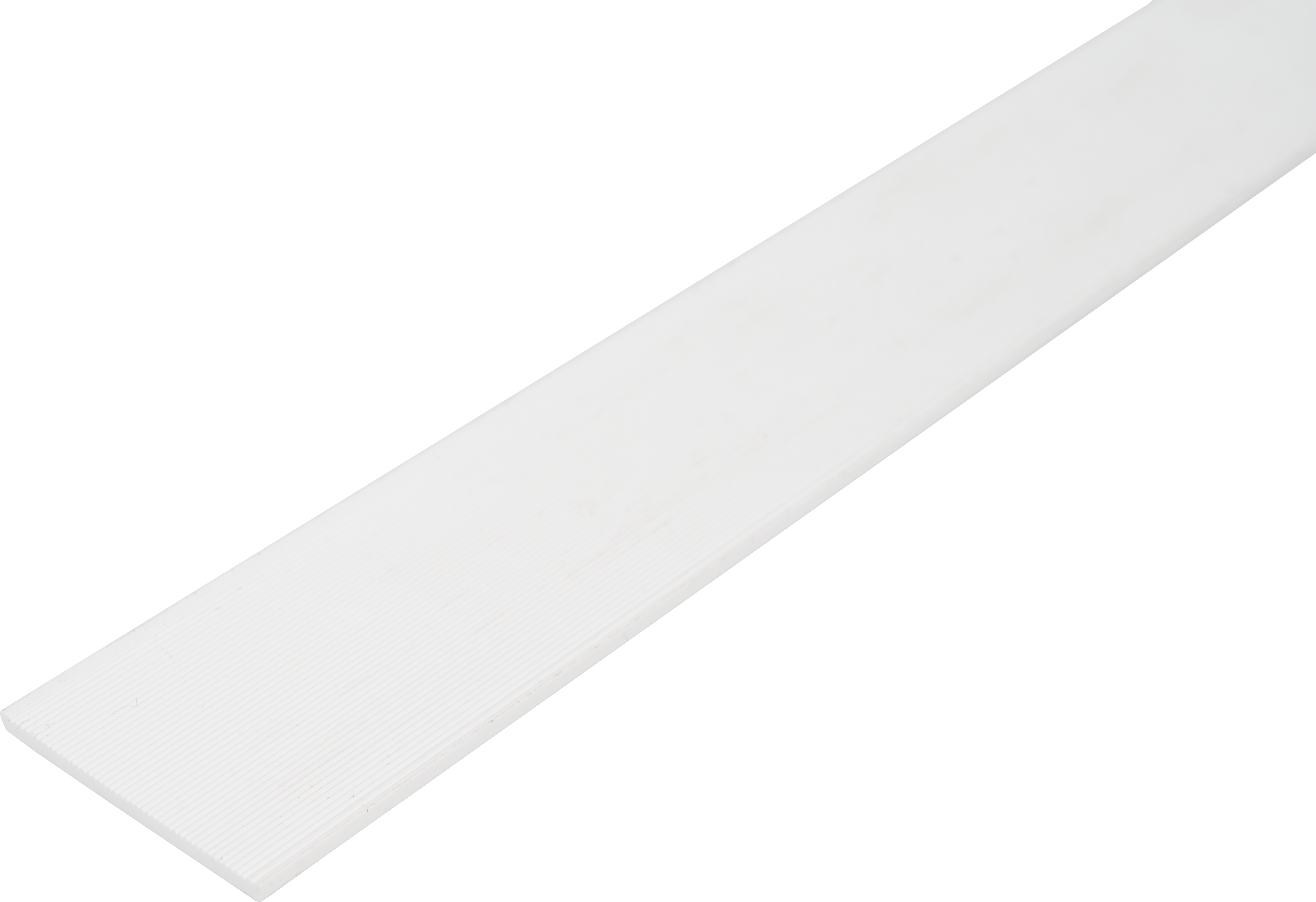 Tapajuntas de PVC blanco de 50 mm plano - 2