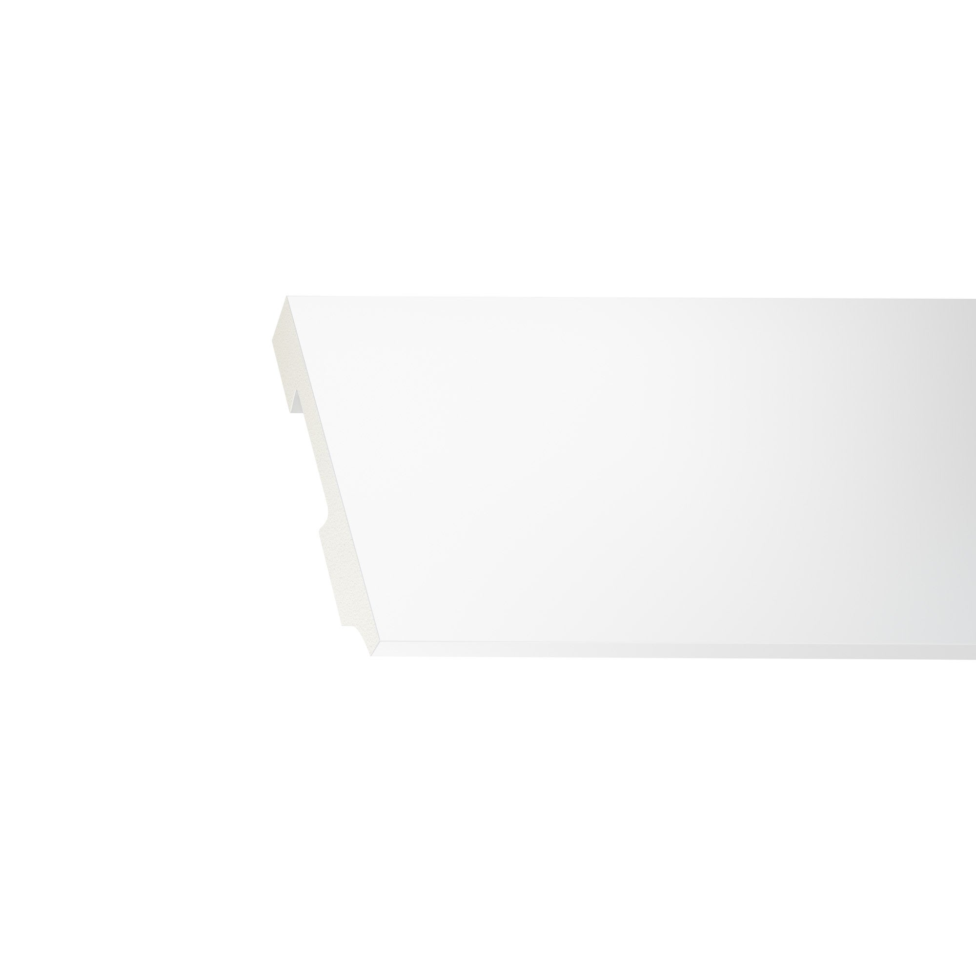 Rodapé Poliestireno branco mate 15x100x2250 mm Faus Decor - 3